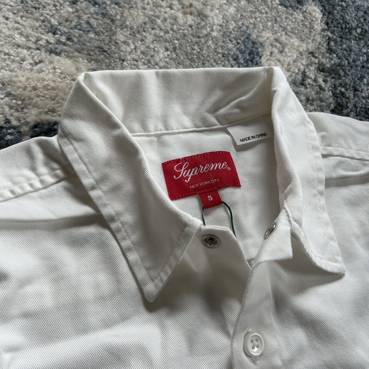 Supreme SPRiNG SUMMER 2023 BUNNiES SHORT SLEEVE WORK SHiRT CANVAS Size US S / EU 44-46 / 1 - 4 Thumbnail