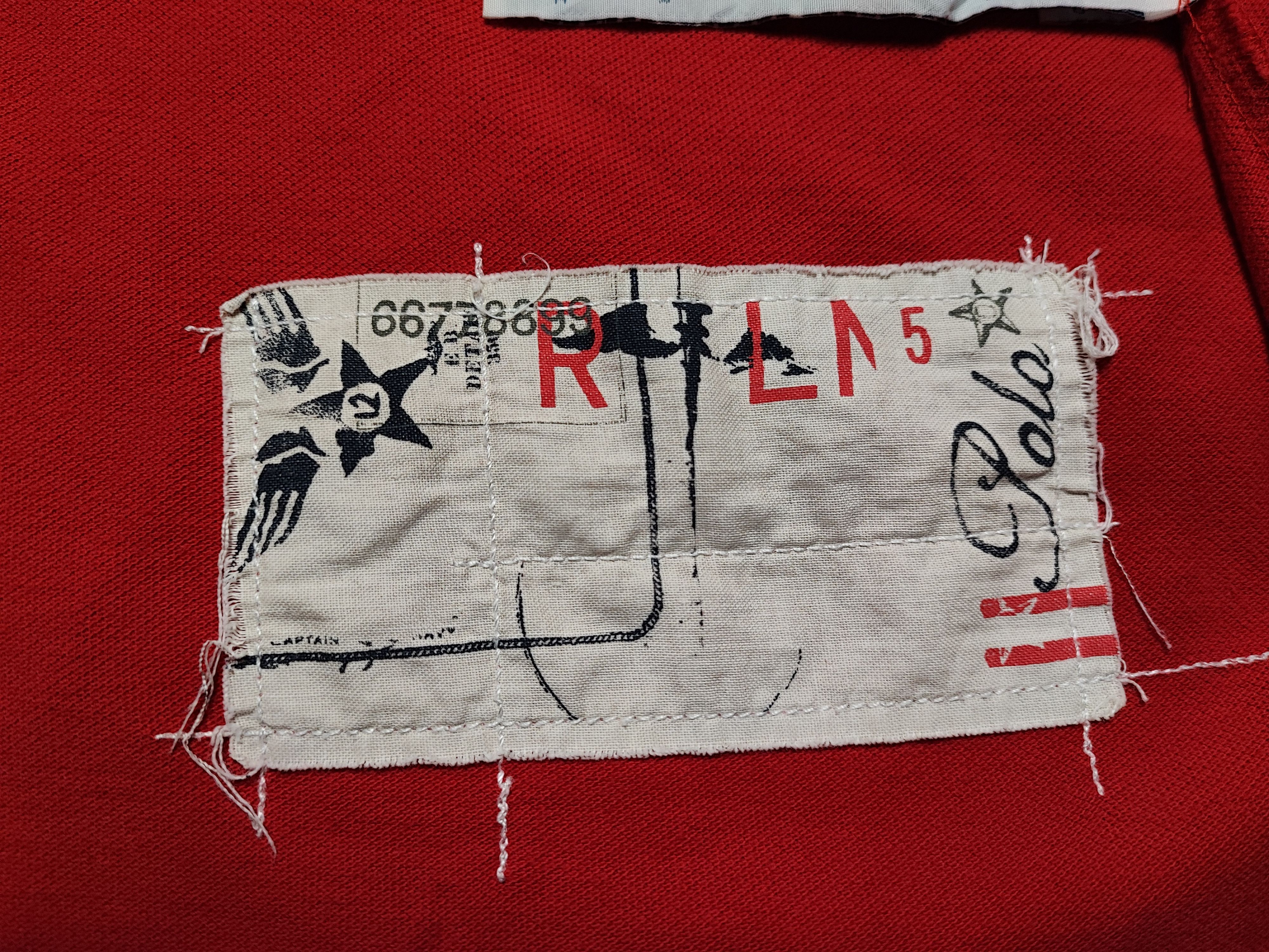 Polo Ralph Lauren Vintage Polo Ralph Lauren Skull Design Red Size US M / EU 48-50 / 2 - 15 Thumbnail