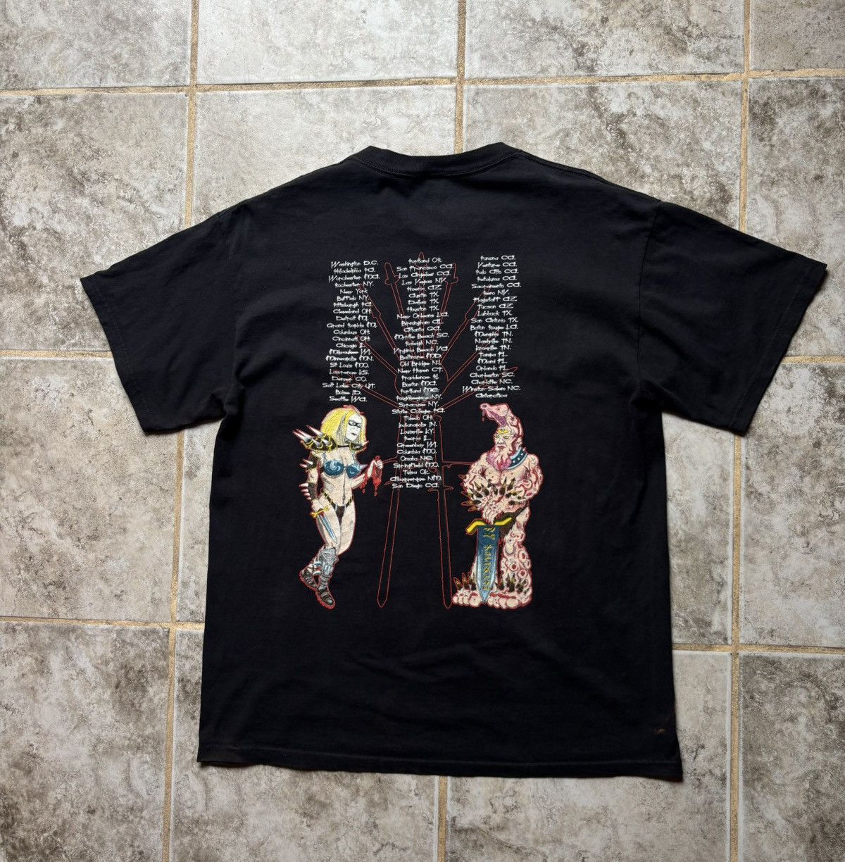 Vintage Gwar Very Rare T Shir 90s Size US L / EU 52-54 / 3 - 2 Thumbnail
