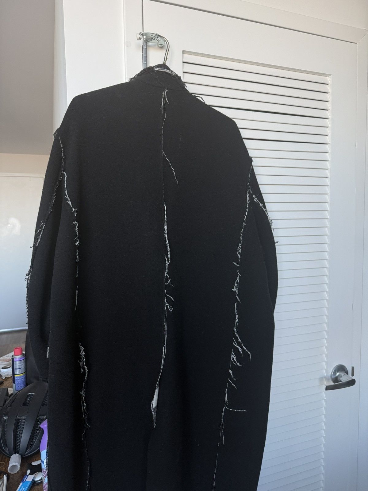 Balenciaga Balenciaga Raw Edge Coat Size US M / EU 48-50 / 2 - 2 Thumbnail