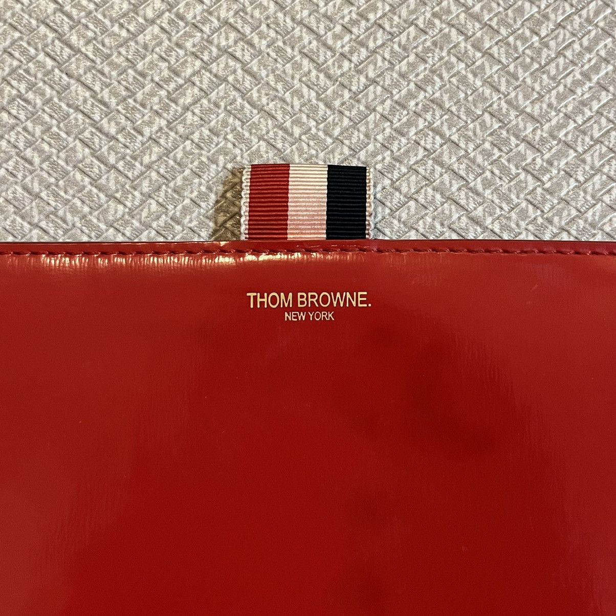 Thom Browne Thom Browne Large Leather Pouch Size ONE SIZE - 3 Thumbnail