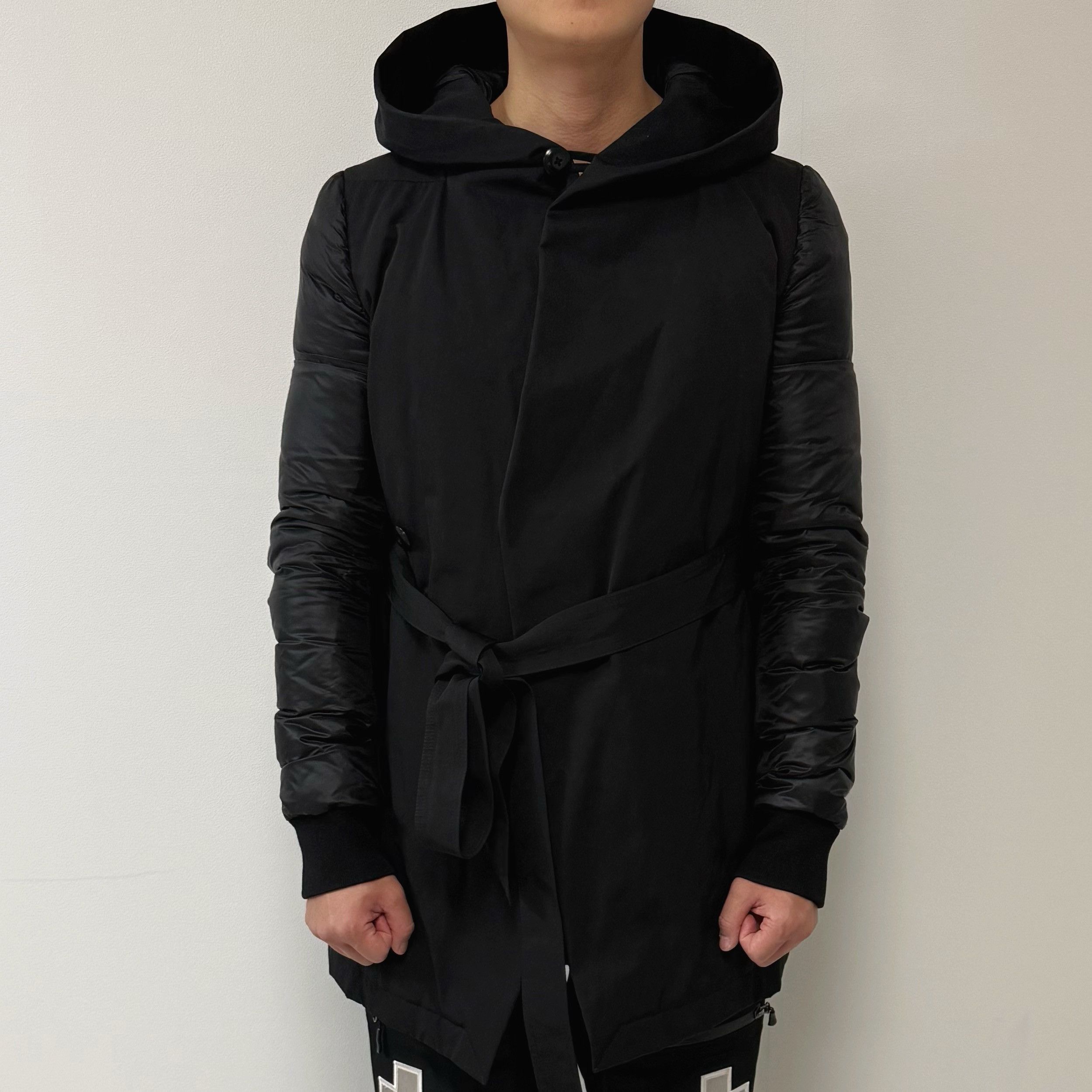 Rick Owens Rick Owens 13FW "PLINTH" Goose Down Hooded Coat Size US M / EU 48-50 / 2 - 1 Thumbnail