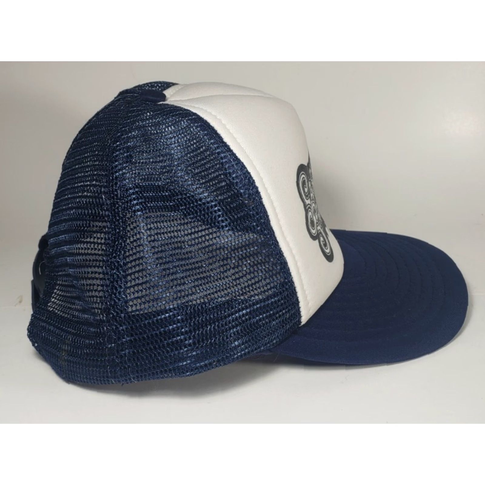 Vintage VINTAGE Speedway Trucker Hat Adult One Size Blue 80s Sassy Sally's Casino Las Vegas Nevada Snapback Cap Size ONE SIZE - 4 Thumbnail