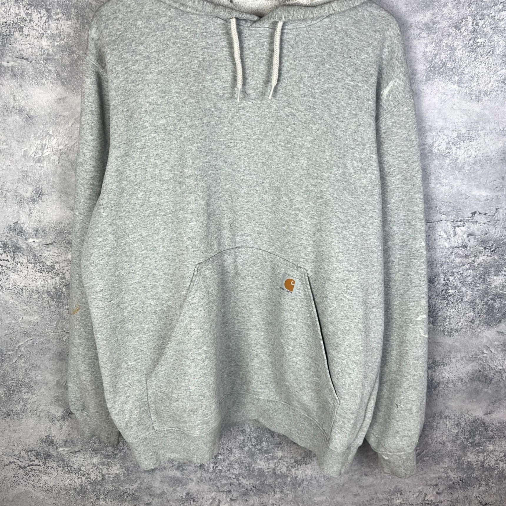 Carhartt Carhartt Hoodie Men Gray Cotton Small Logo Pullover Size L | Workwear Size US L / EU 52-54 / 3 - 3 Thumbnail
