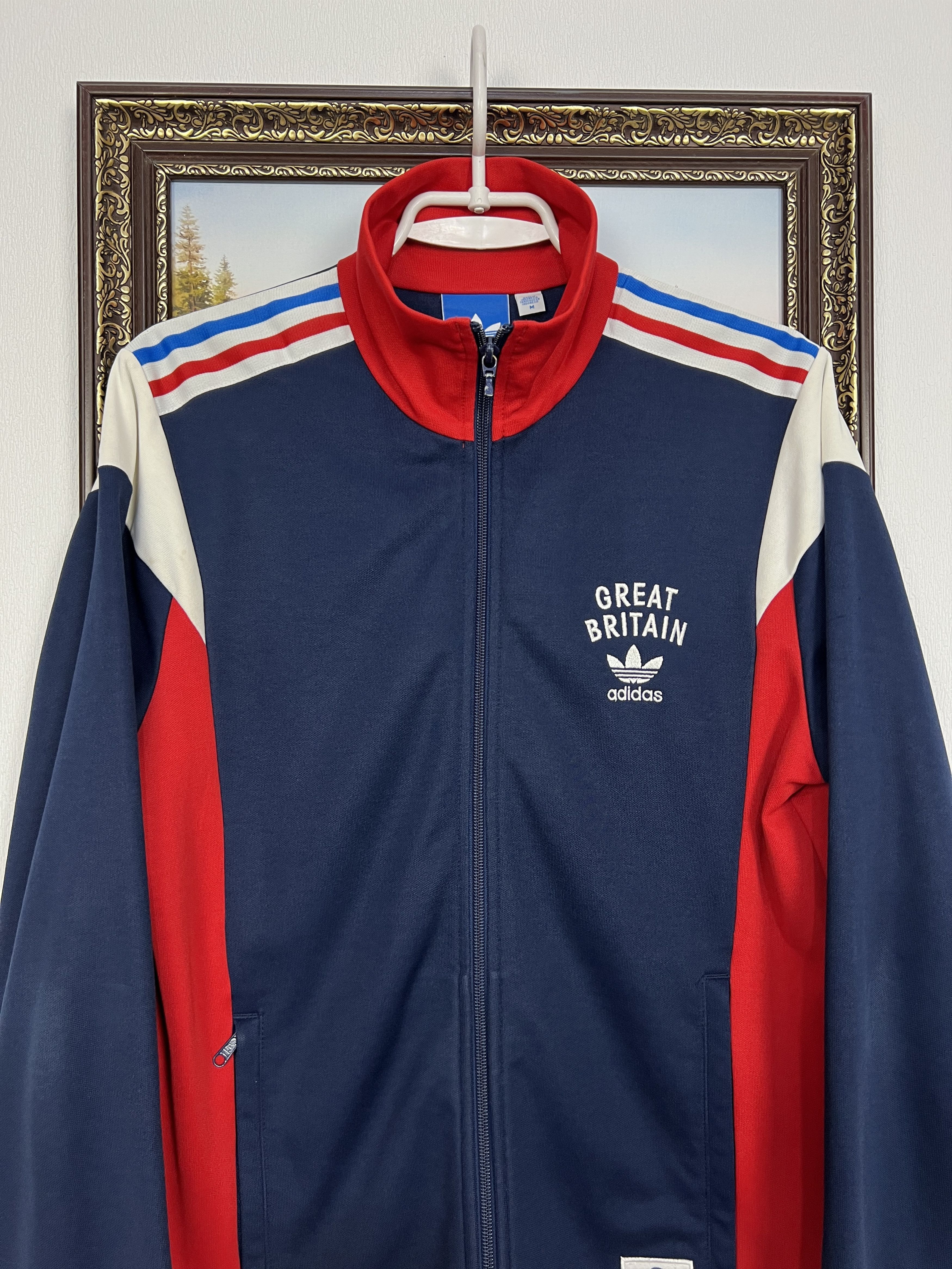 Adidas Adidas Originals Team Great Britain Olympics Jacket Blue Size US M / EU 48-50 / 2 - 2 Thumbnail