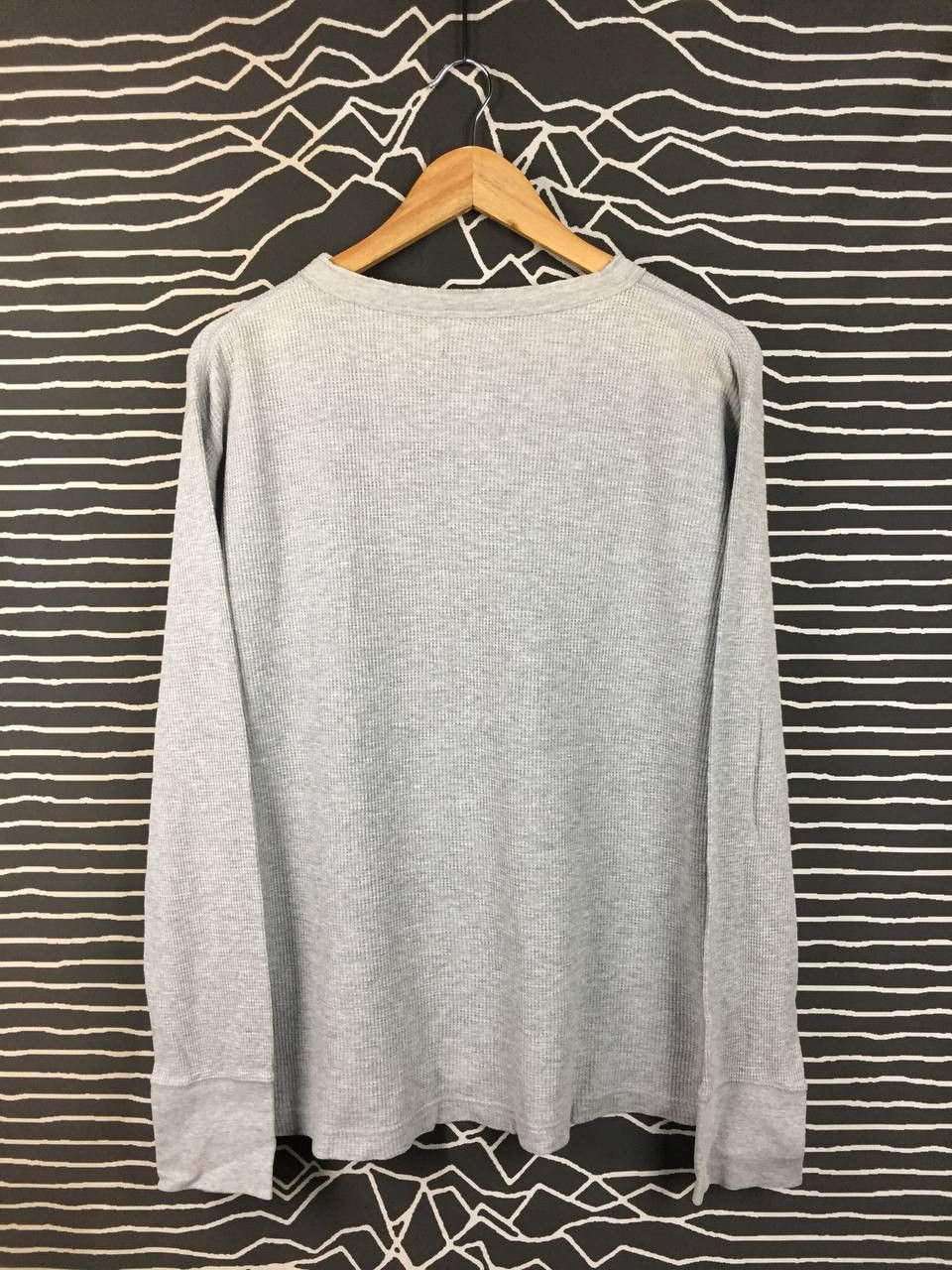 Uniqlo Uniqlo Authentic Original Wash Waffle Knit Henley Tee Size US XL / EU 56 / 4 - 7 Thumbnail