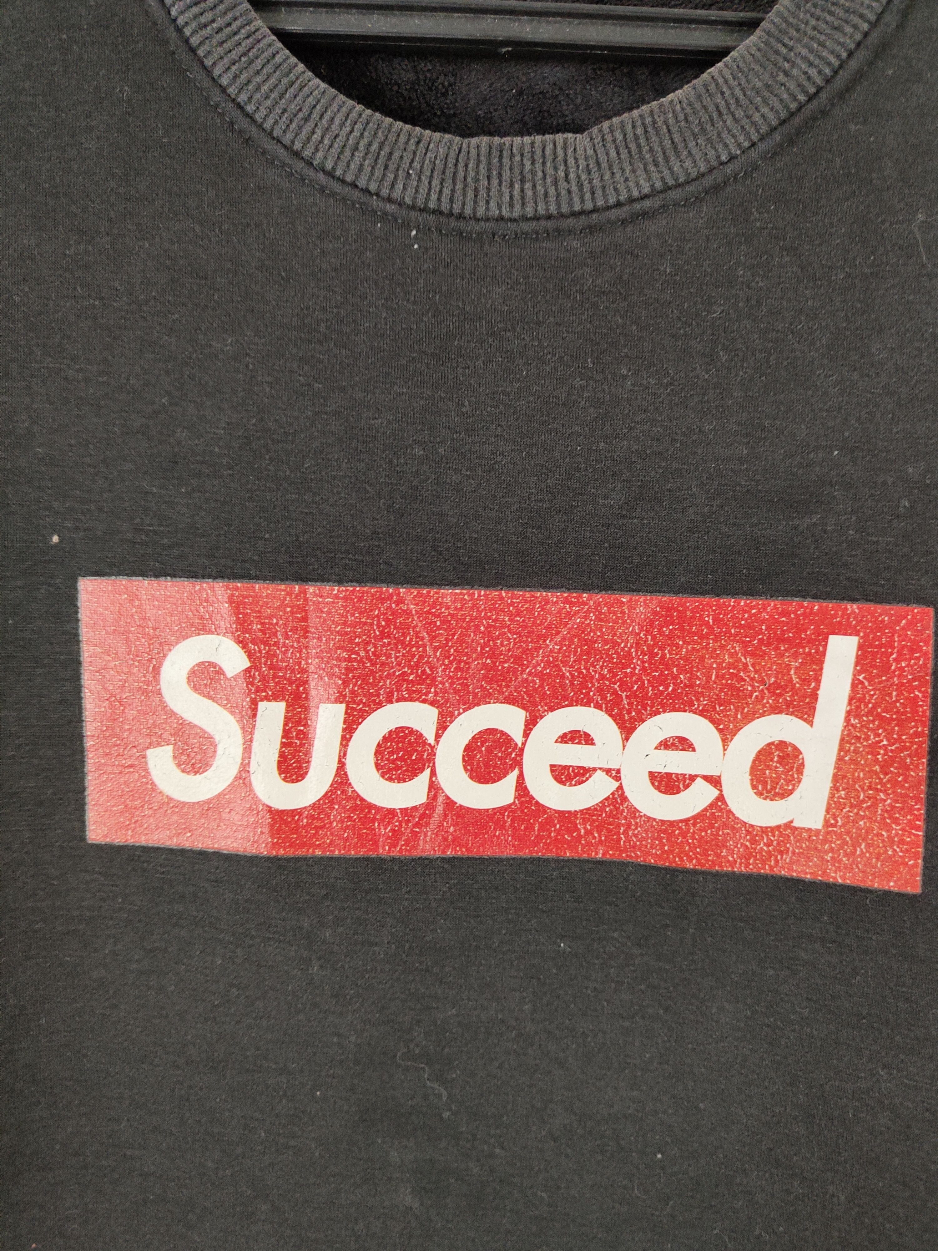 Japanese Brand × Vintage Japanese Brand Black Succeed Sweatshirts #S2613 Size US M / EU 48-50 / 2 - 3 Thumbnail
