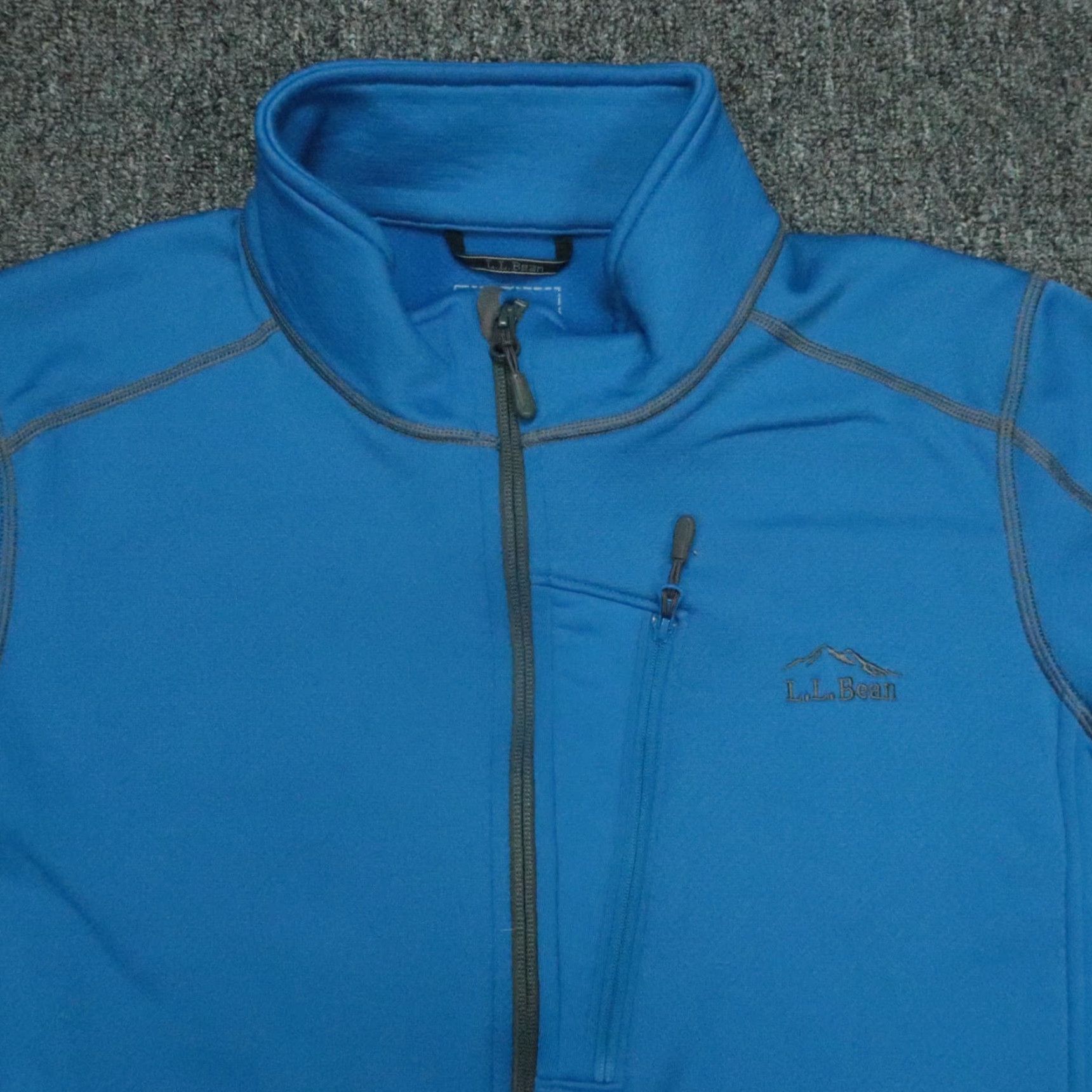 Vintage L.L. Bean Jacket Mens Extra Large Blue Pro Stretch Fleece Full Zip Pockets XL Size US XL / EU 56 / 4 - 2 Thumbnail