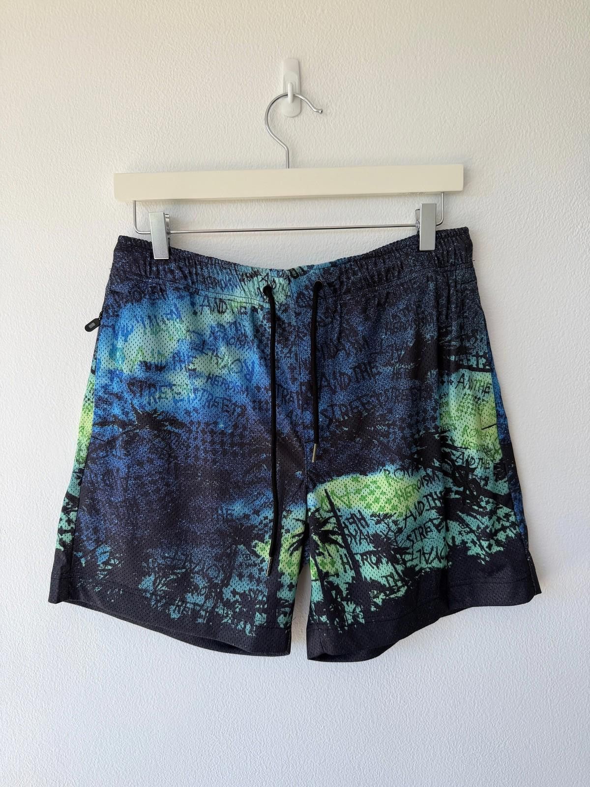 Ksubi new Ksubi mens shorts space palm mesh short blue medium 32 Size US 32 / EU 48 - 1 Thumbnail