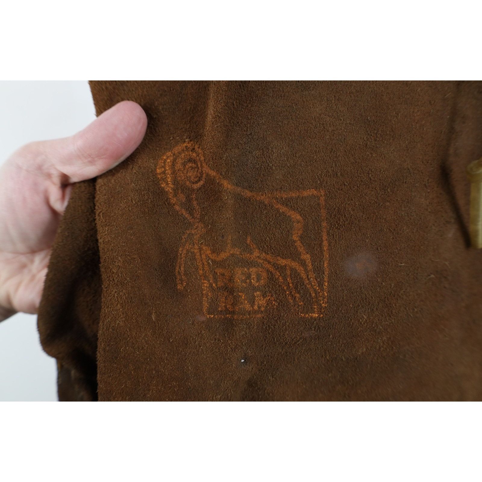 Vintage Vintage 70s Streetwear Distressed Suede Welders Apron Size US L / EU 52-54 / 3 - 5 Thumbnail