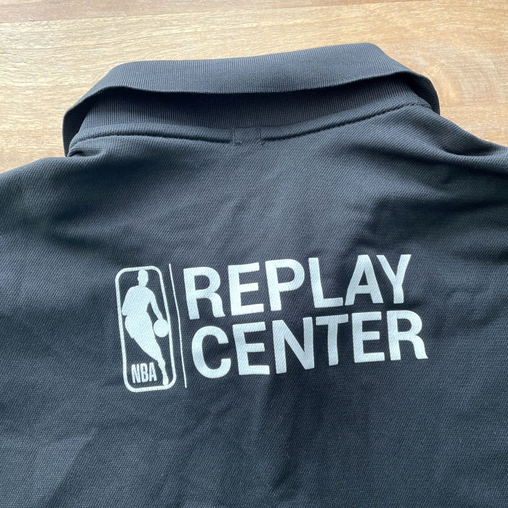 Nike Nike Mens Large Black NBA Replay Center Long Sleeve Pullover Henley Shirt Polo Size US L / EU 52-54 / 3 - 4 Thumbnail