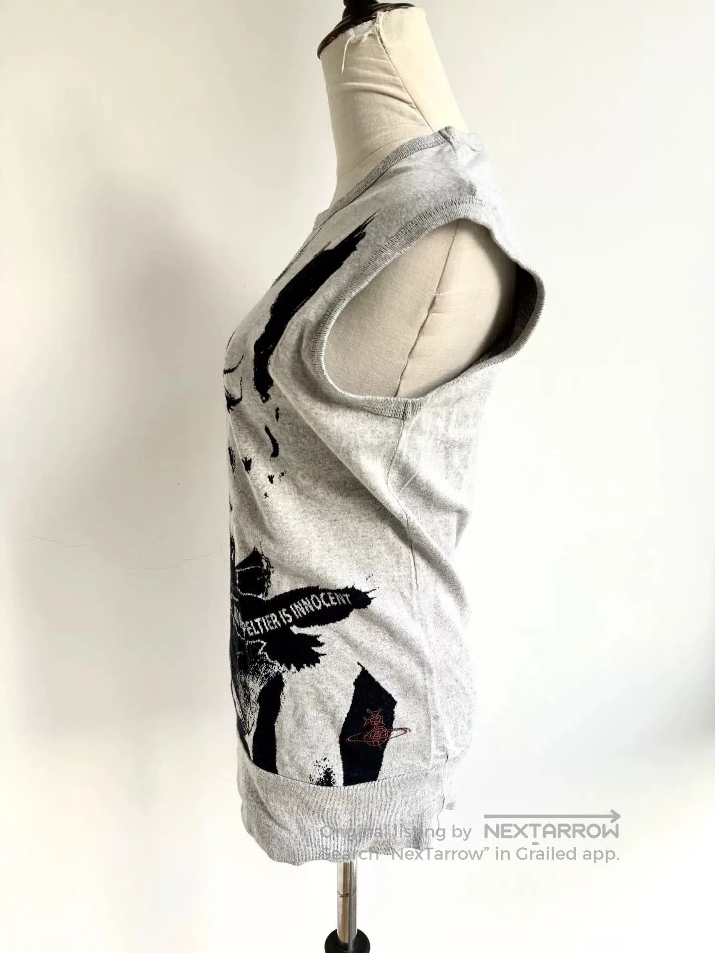 Vivienne Westwood vivienne westwood gray knitted vest with print. Size M / US 6-8 / IT 42-44 - 2 Thumbnail