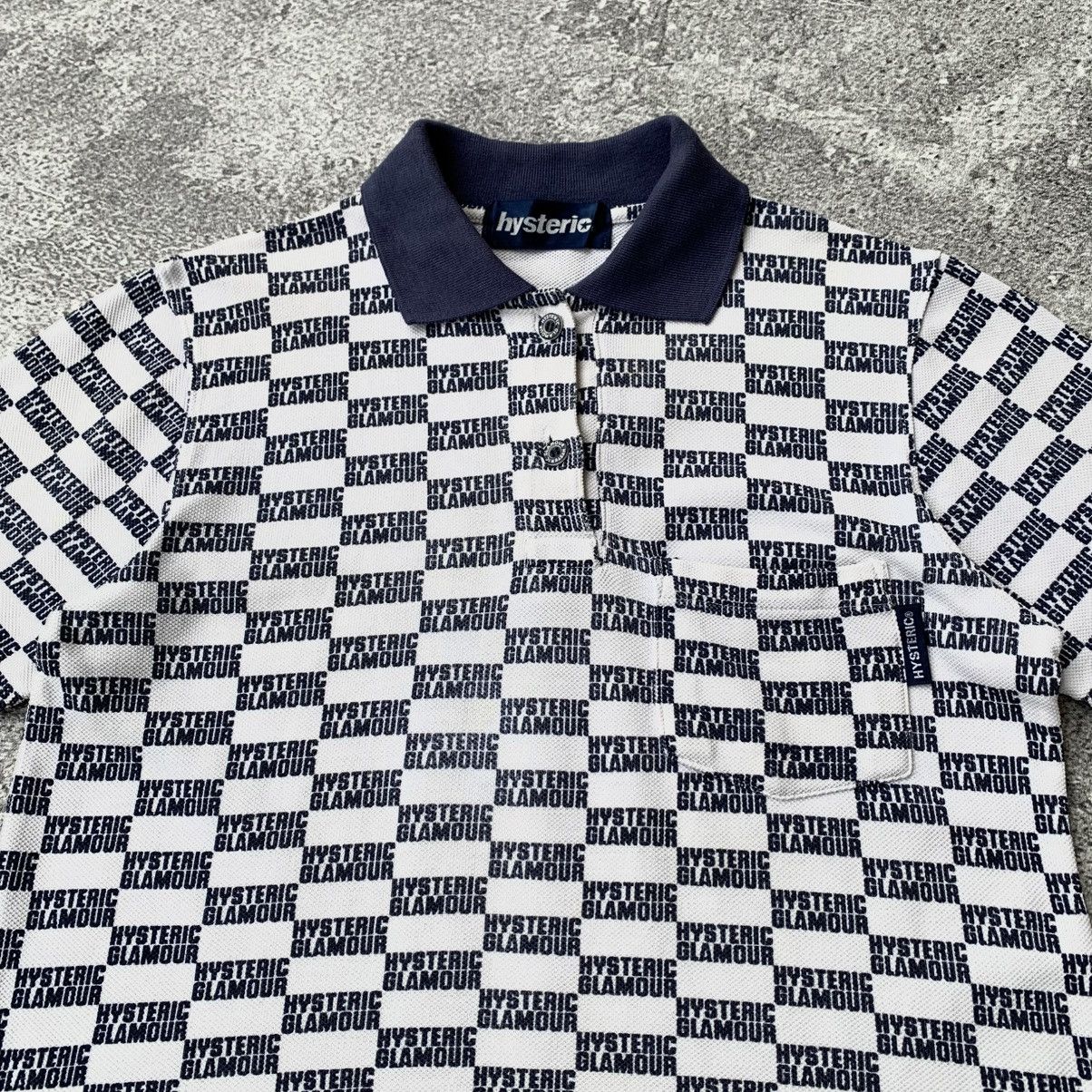 Hysteric Glamour × Japanese Brand Hysteric Glamour Full Print Polo Shirt Size US S / EU 44-46 / 1 - 2 Thumbnail