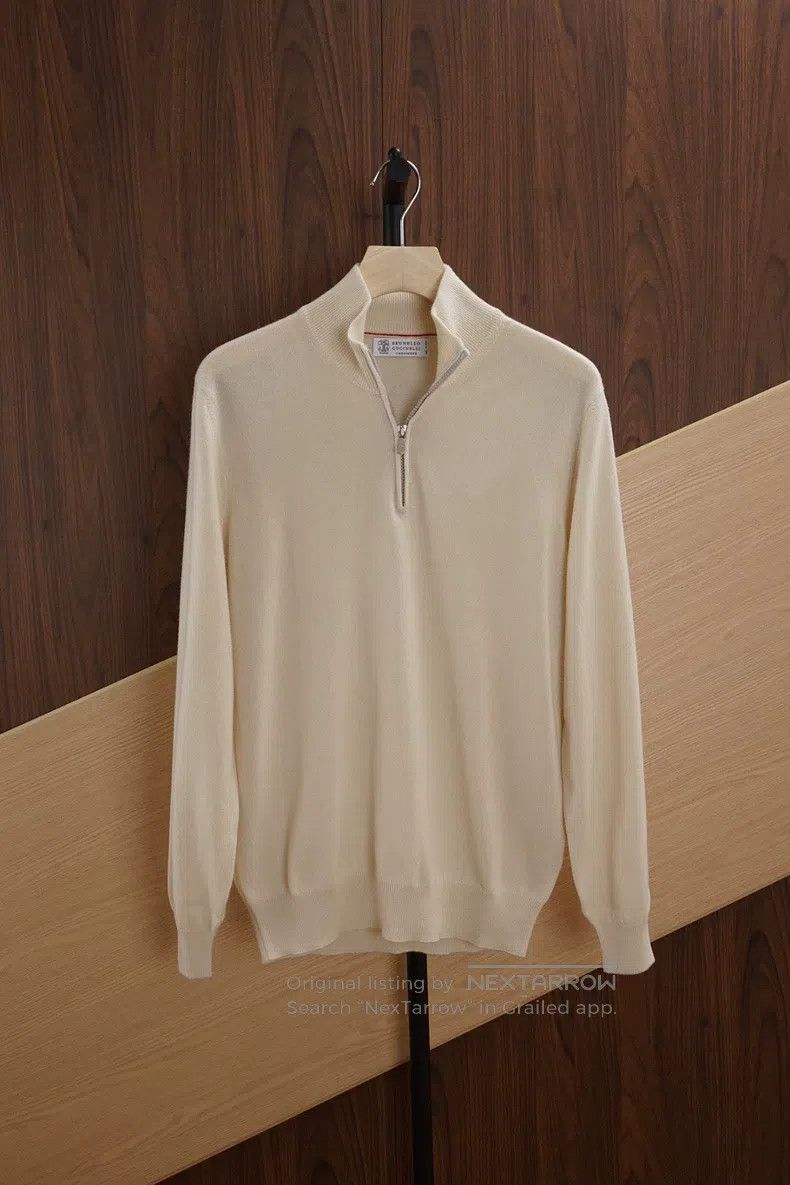 Brunello Cucinelli Brunello Cucinelli Cashmere Knit Sweater Size US M / EU 48-50 / 2 - 1 Thumbnail