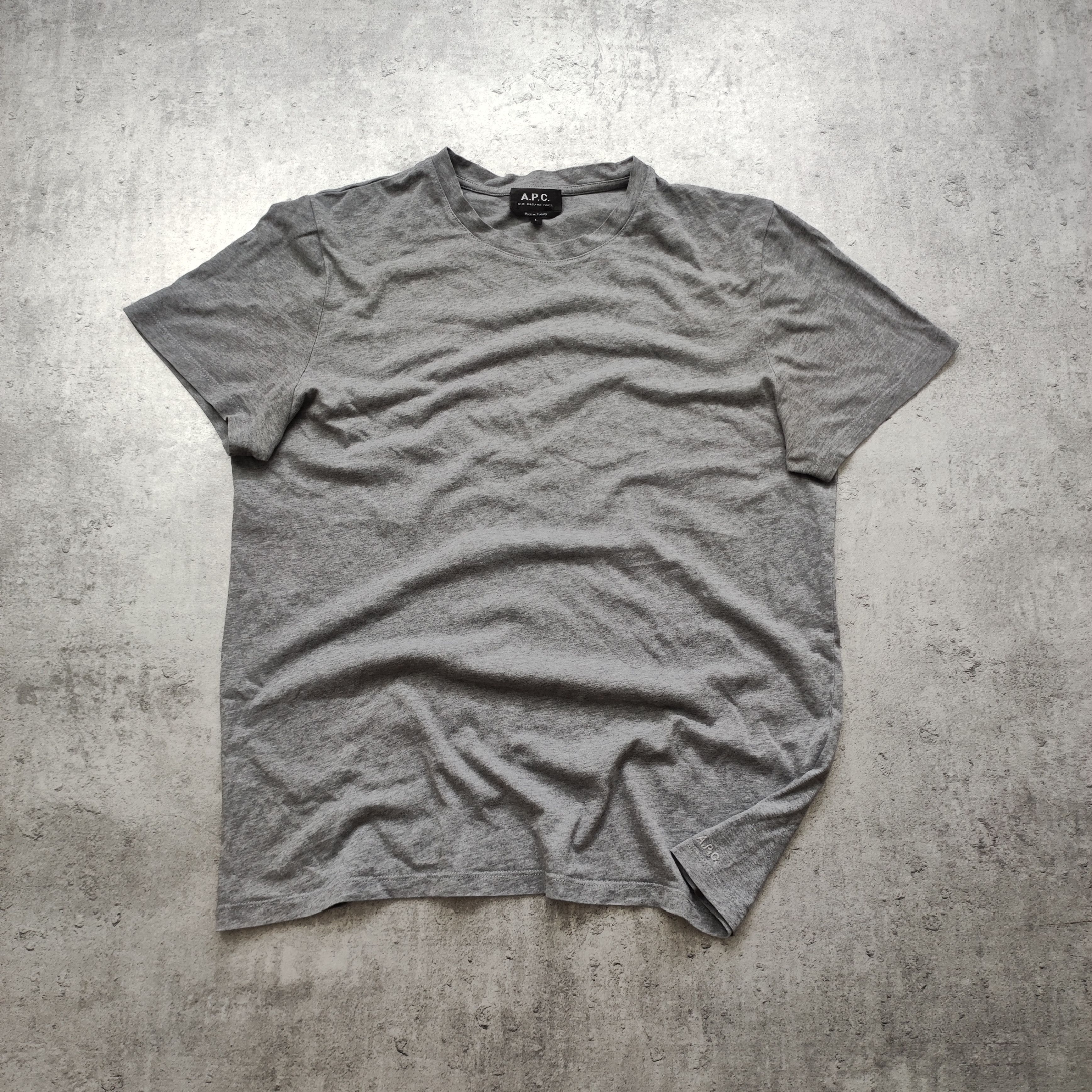 A.P.C. A.P.C Paris Classic Cotton Small Logo Tshirt Size US L / EU 52-54 / 3 - 2 Thumbnail