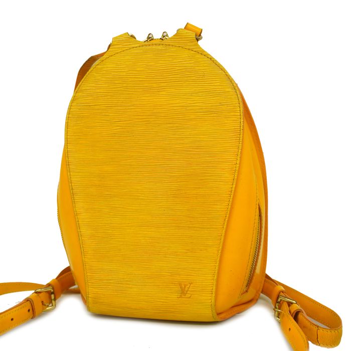 Louis Vuitton Yellow Epi Leather Mabillon Backpack 2lv1106