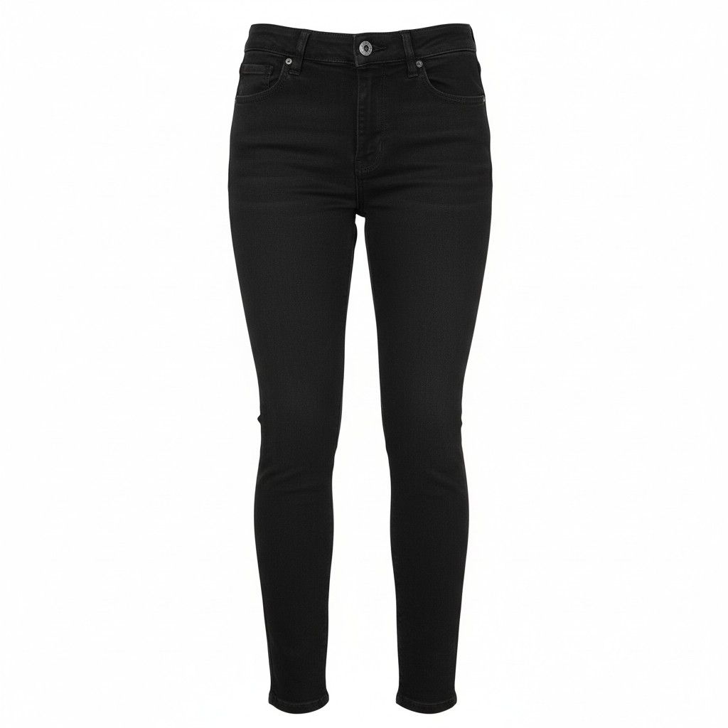 American Eagle Outfitters JEGGING ALWAYS BLACK W30 Stretch Jeans 88784 Size 30" / US 8 / IT 44 - 2 Thumbnail
