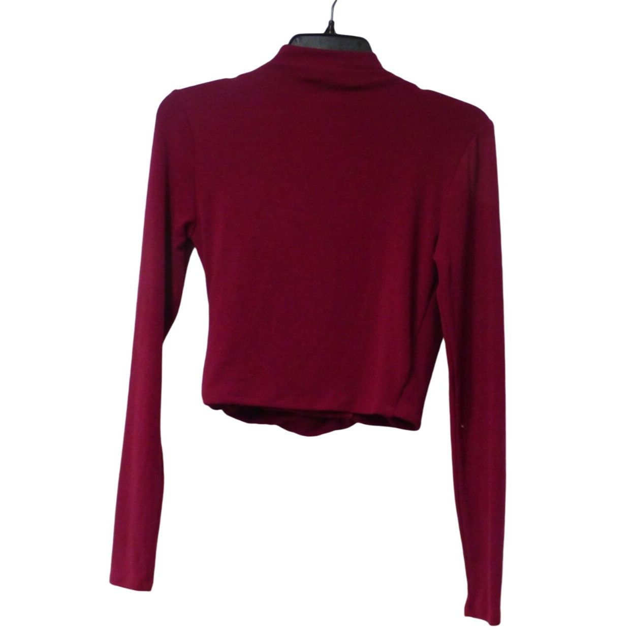 ASTR The Label ASTR Asymmetrical Pleated Cutout Mock Neck Sweater Top, Berr Size S / US 4 / IT 40 - 11 Thumbnail