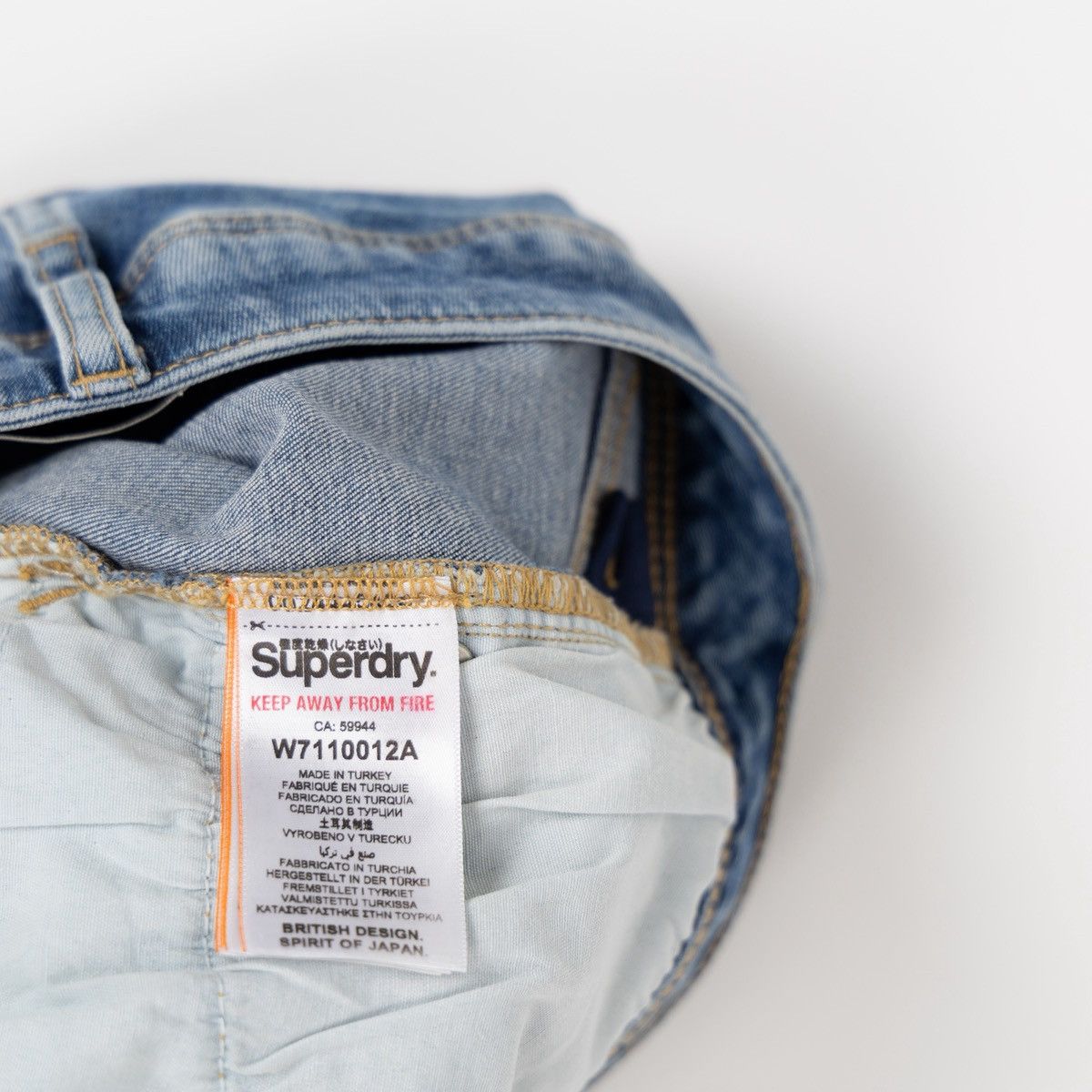 Superdry SuperDry Womens Blue Denim Shorts Lace Trim Hot Summer Size 27" / US 4 / IT 40 - 4 Thumbnail