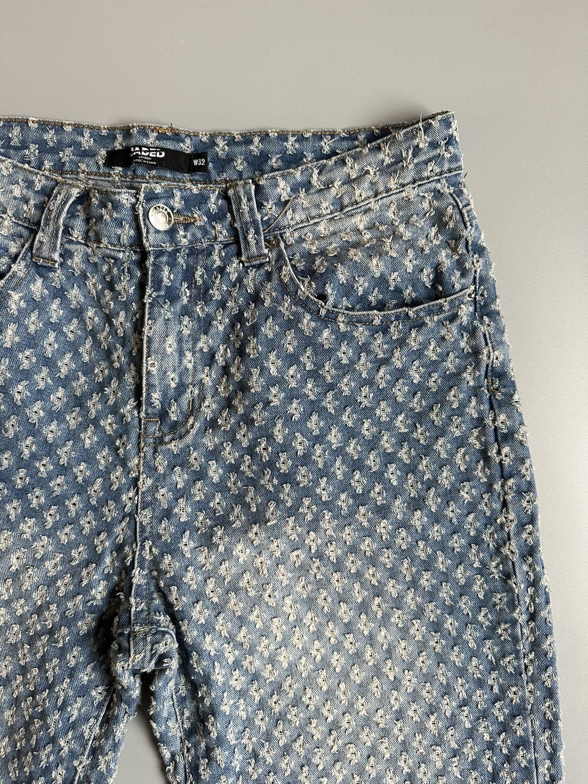 Jaded London Distressed Jaded London Hole Denim Jeans Blue Size 32 Size US 32 / EU 48 - 8 Thumbnail
