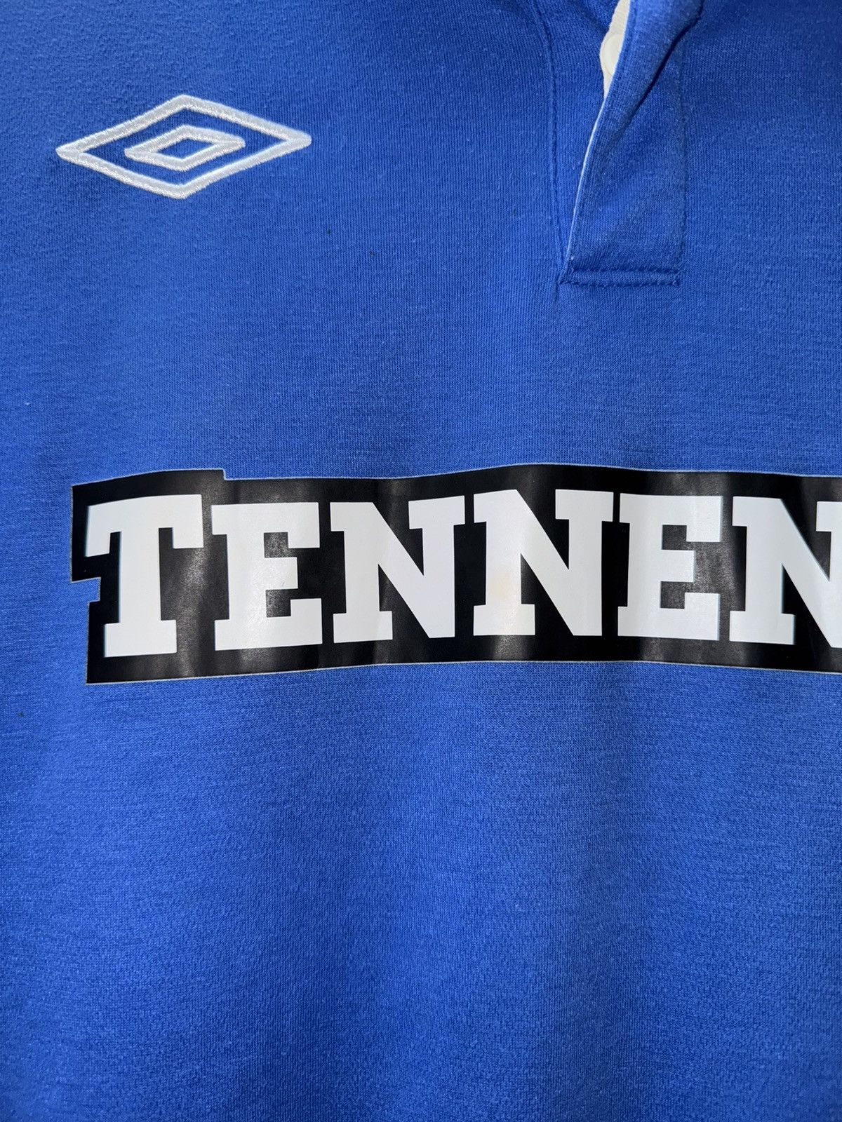 Umbro × Vintage Rangers Home Football Shirt 2010/2011 Soccer Jersey Size US L / EU 52-54 / 3 - 4 Thumbnail