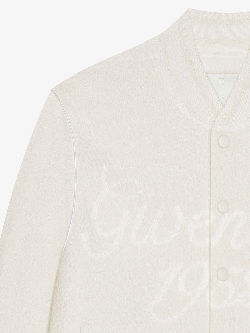 Givenchy o1srvl11e0326 Bomber Jacket in Ivory Size US S / EU 44-46 / 1 - 5 Thumbnail