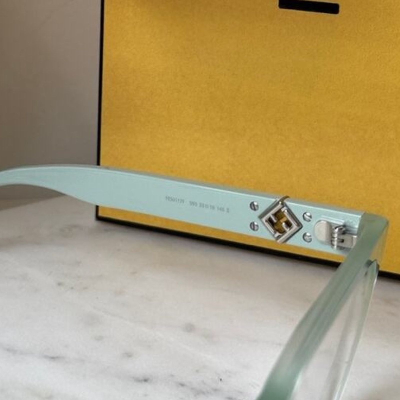 Fendi New! Fendi FE50117F 093 Green Eyeglasses, Authentic Size ONE SIZE - 10 Thumbnail