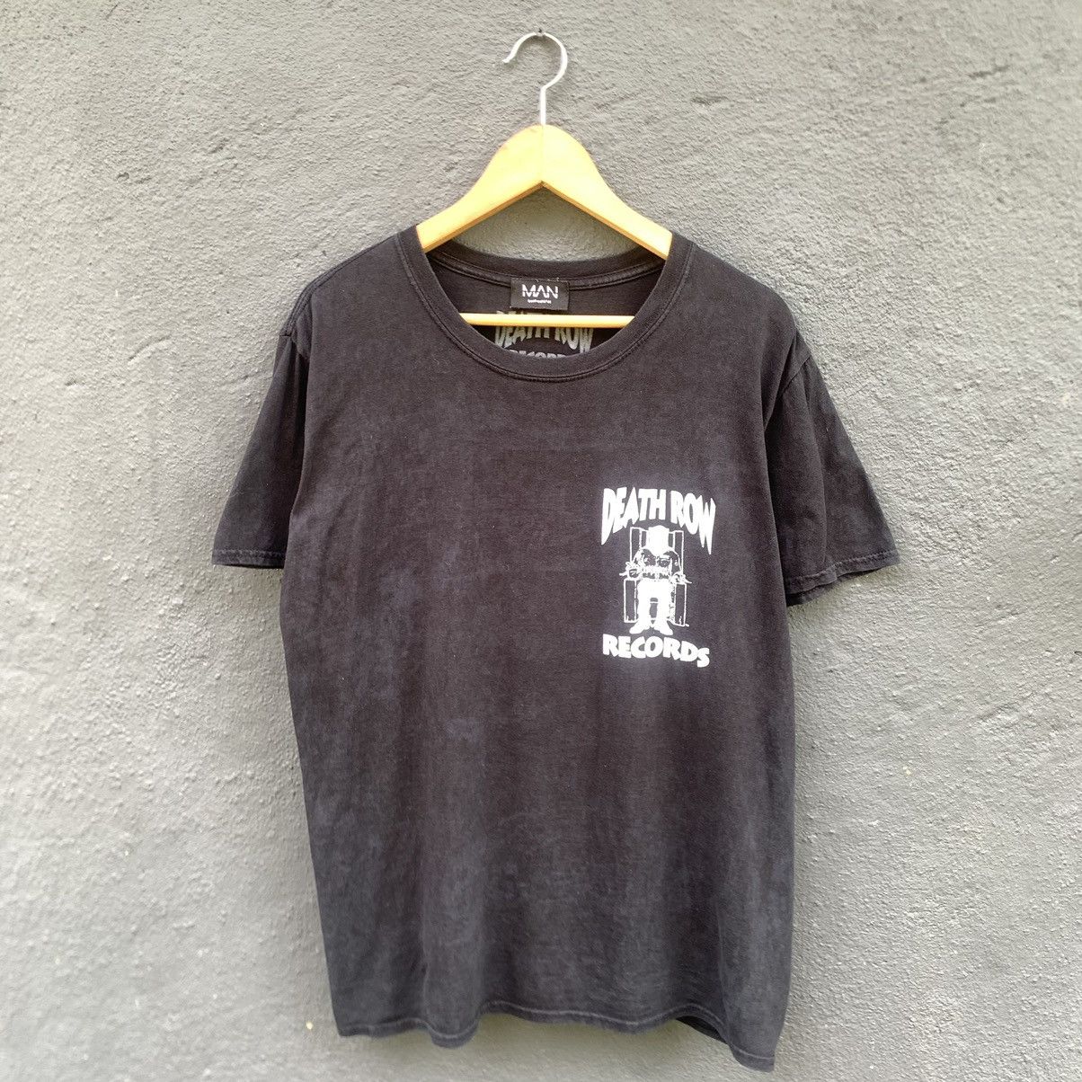 Rap Tees Thrashed Faded Death Row Records Tee Size US L / EU 52-54 / 3 - 3 Thumbnail