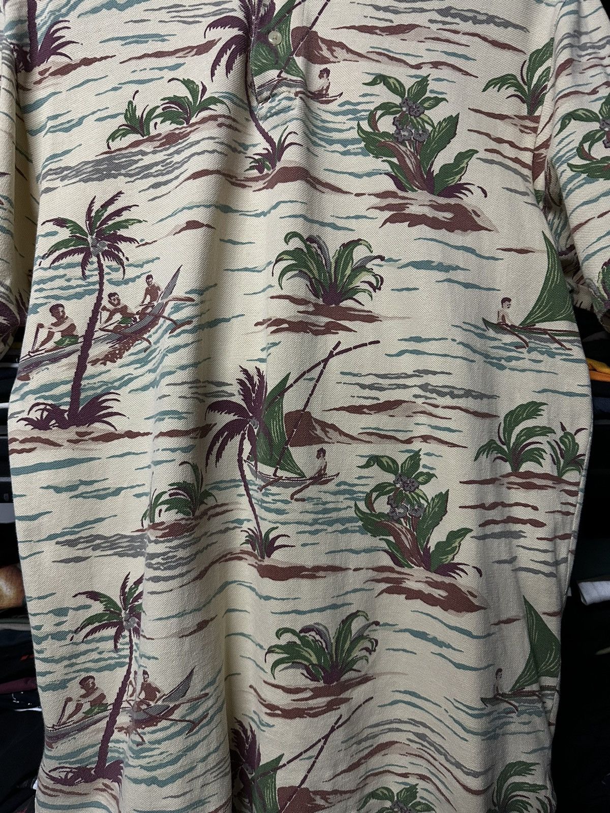 Polo Ralph Lauren × RRL Ralph Lauren × Vintage Vintage 90s Polo Ralph Lauren Sailing Hawaii Beach Polo Tee Size US L / EU 52-54 / 3 - 7 Thumbnail