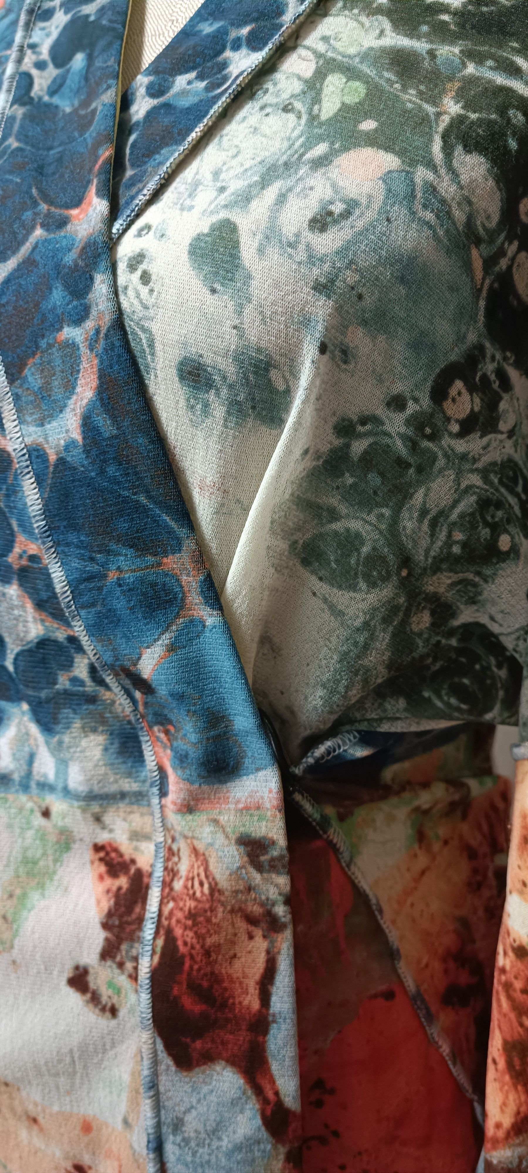 Jean Paul Gaultier SS2000- Bacteria print kimono Size L / US 10 / IT 46 - 2 Thumbnail