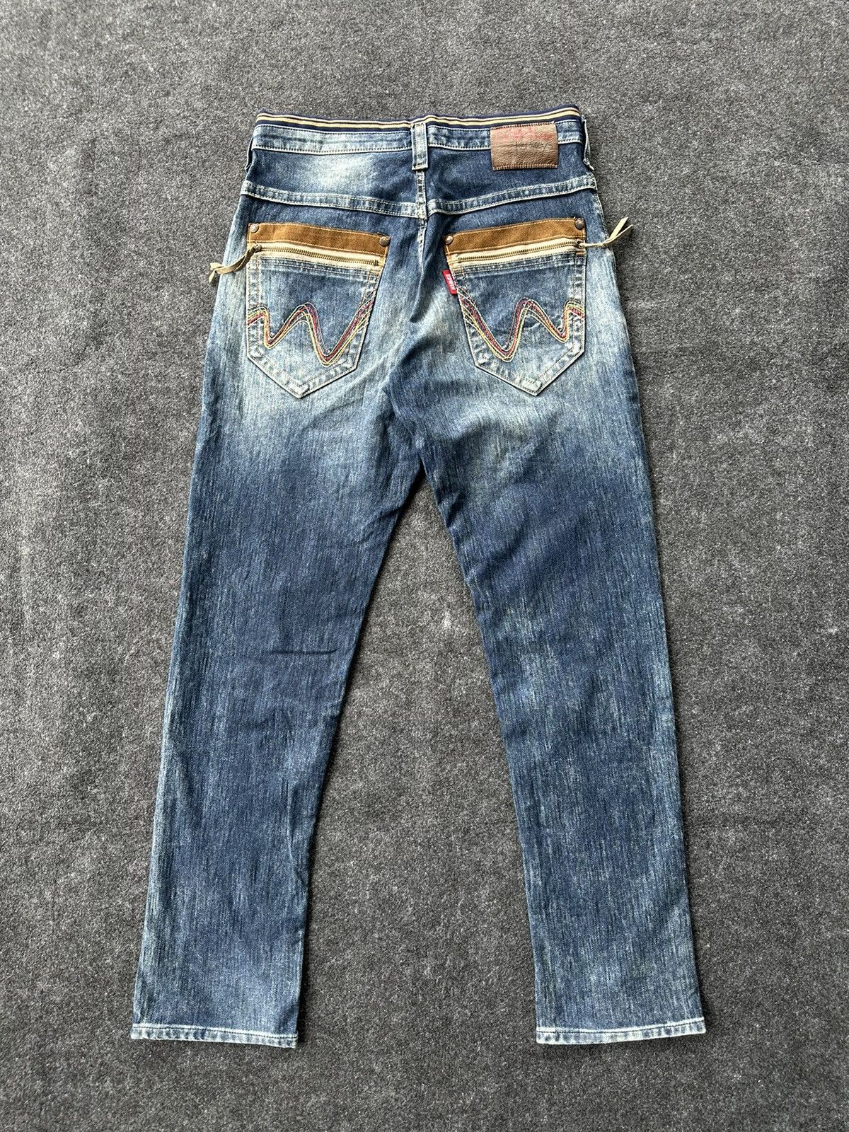Beauty Beast × Edwin × If Six Was Nine Vintage Edwin 503 Jersey Drawstring Stretchable Denim D97 Size US 30 / EU 46 - 3 Thumbnail