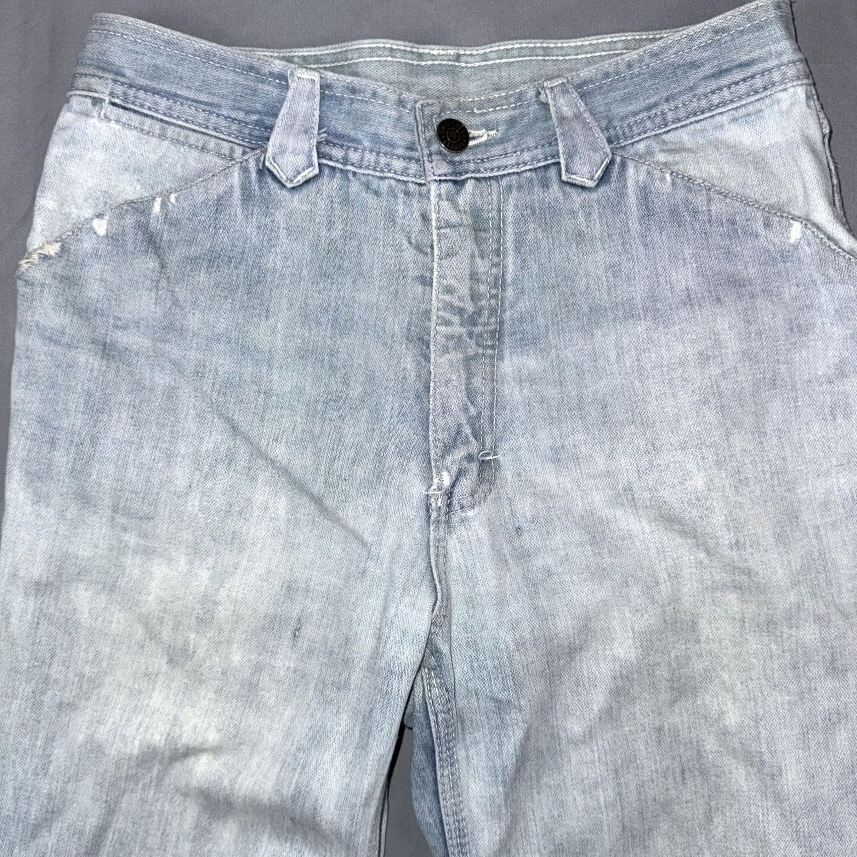 Gap VINTAGE Gap Jeans Womens 30 Blue 90s Embroidered Pocket Light Wash Size 30xL Size 30" / US 8 / IT 44 - 5 Thumbnail