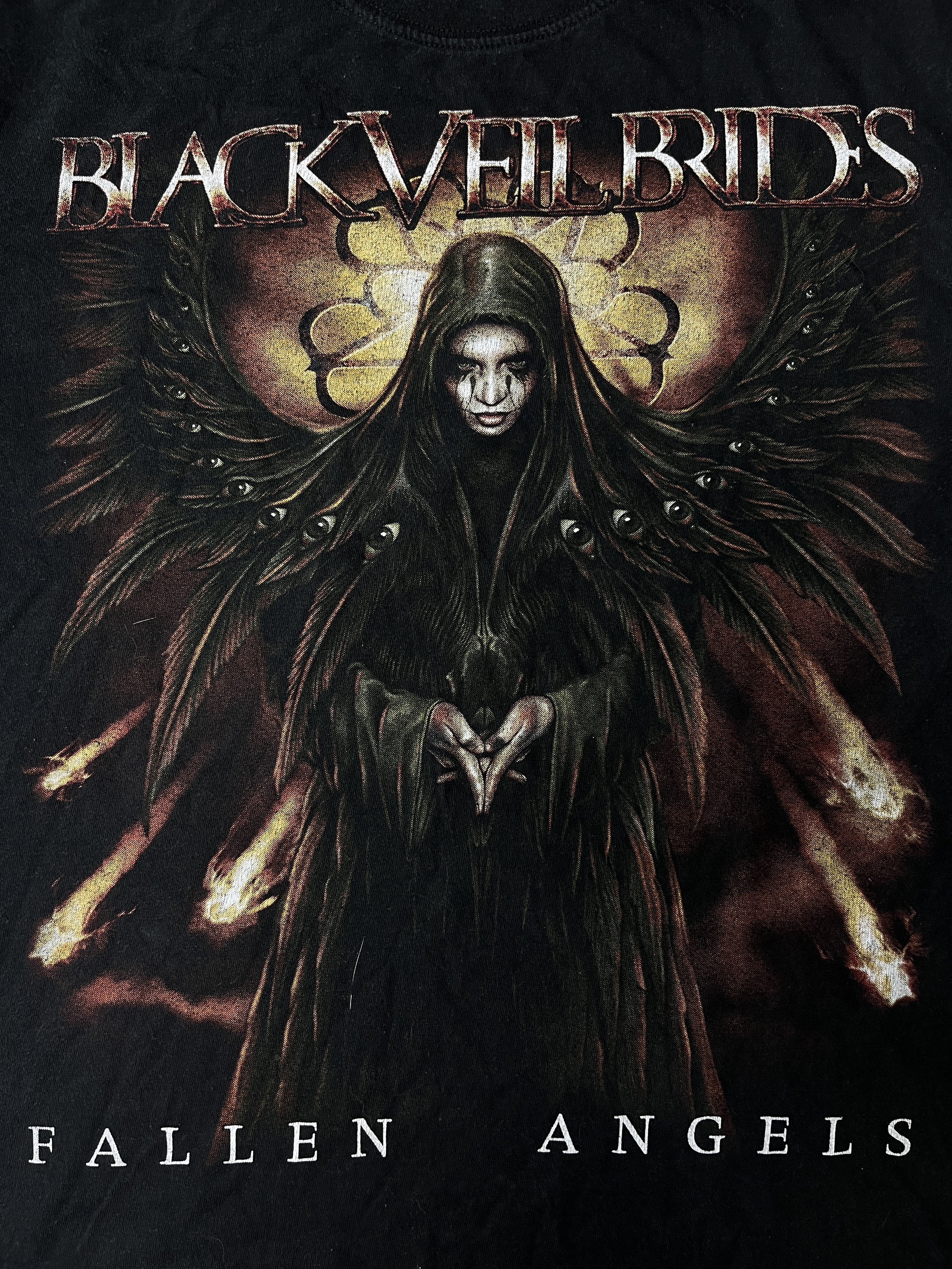 Vintage 2011 BLACK VEIL BRIDES FALLEN ANGELS TEE - № 859 Size US M / EU 48-50 / 2 - 5 Thumbnail
