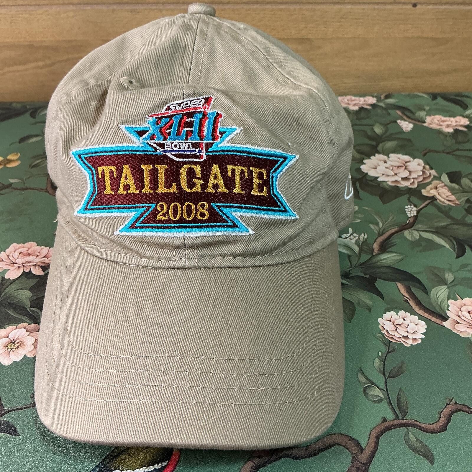 Reebok Y2K Reebok NFL Super Bowl 42 Tailgate Cap Dad Hat Vintage Size ONE SIZE - 1 Thumbnail