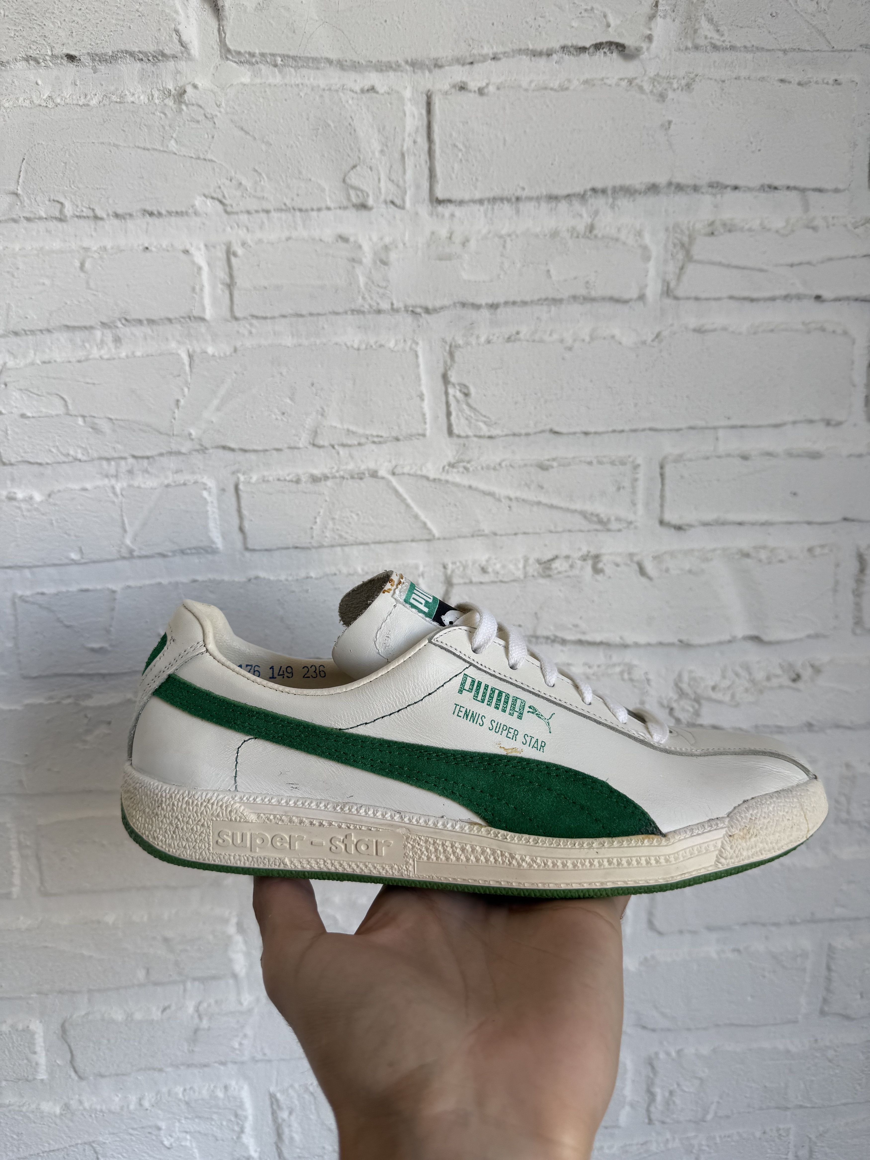 Puma RARE Vintage 80s Puma tennis Super Star sneaker Size US 5 / EU 37 - 1 Thumbnail