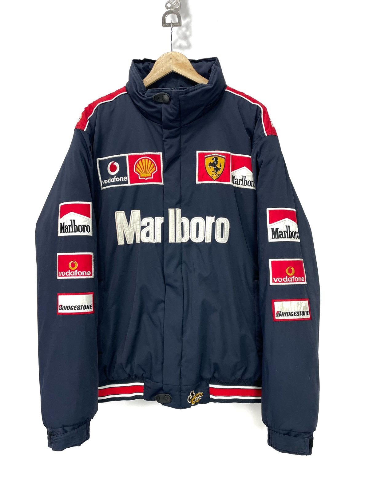 Ferrari Vintage Ferrari x Marlboro x Vodafone Racing Jacket - XL/XXL Size US XL / EU 56 / 4 - 1 Thumbnail