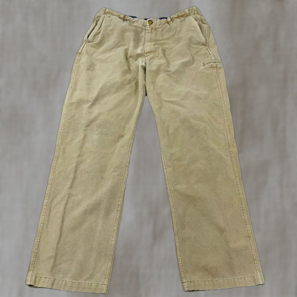 Carbon2Cobalt VINTAGE Carbon 2 Cobalt Pants Men 35x31 Khaki Canvas Outdoor Casual Workwear Size US 35 - 1 Thumbnail
