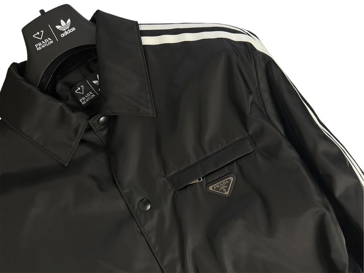 Adidas × Prada ❗️NEW❗️ Prada x adidas Re-Nylon Track Coat - Black Size US L / EU 52-54 / 3 - 5 Thumbnail