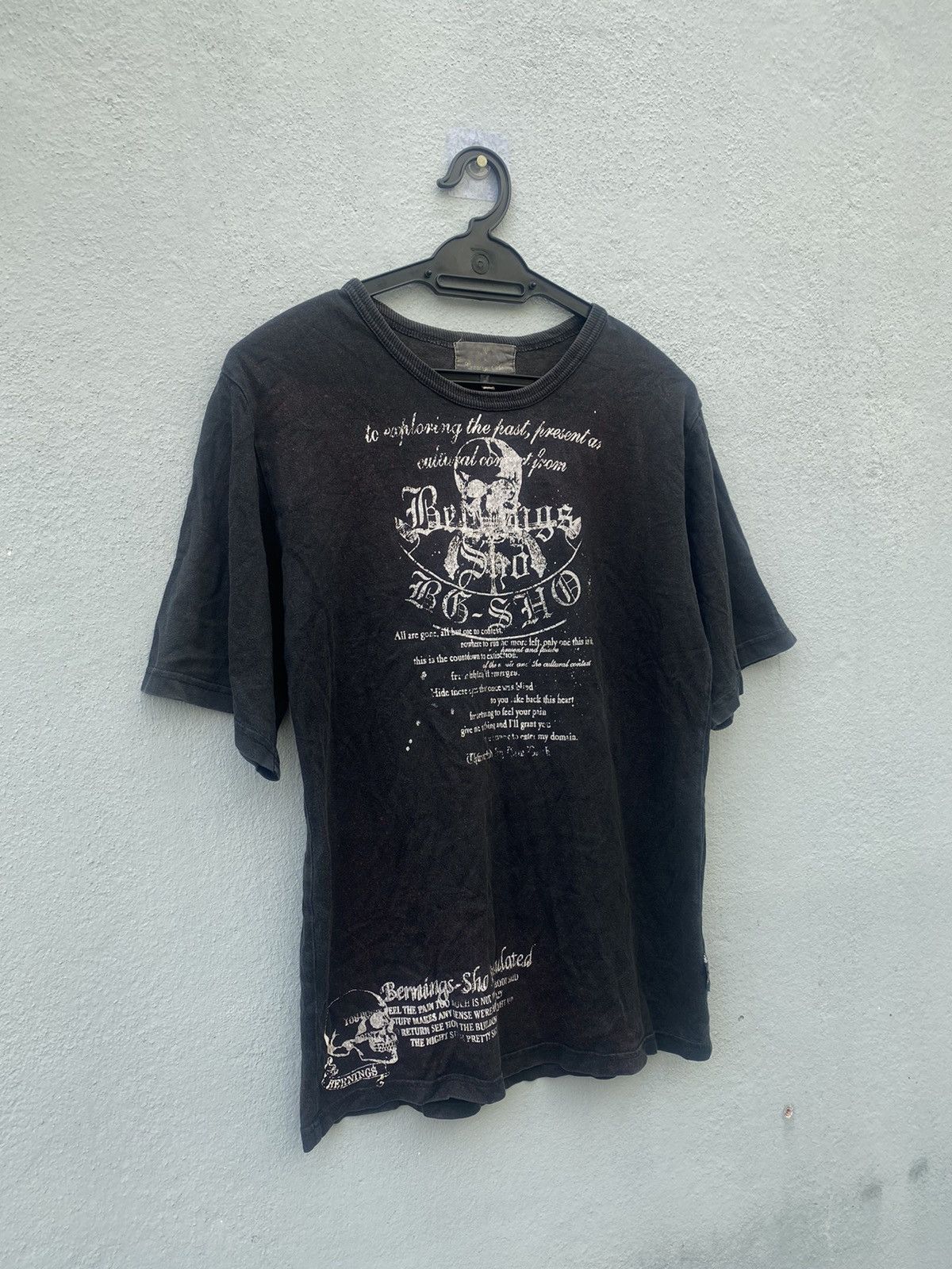 14th Addiction × Affliction × Revenge Vintage y2k Revenge Sho Skull Poem Tshirt Size US M / EU 48-50 / 2 - 8 Thumbnail