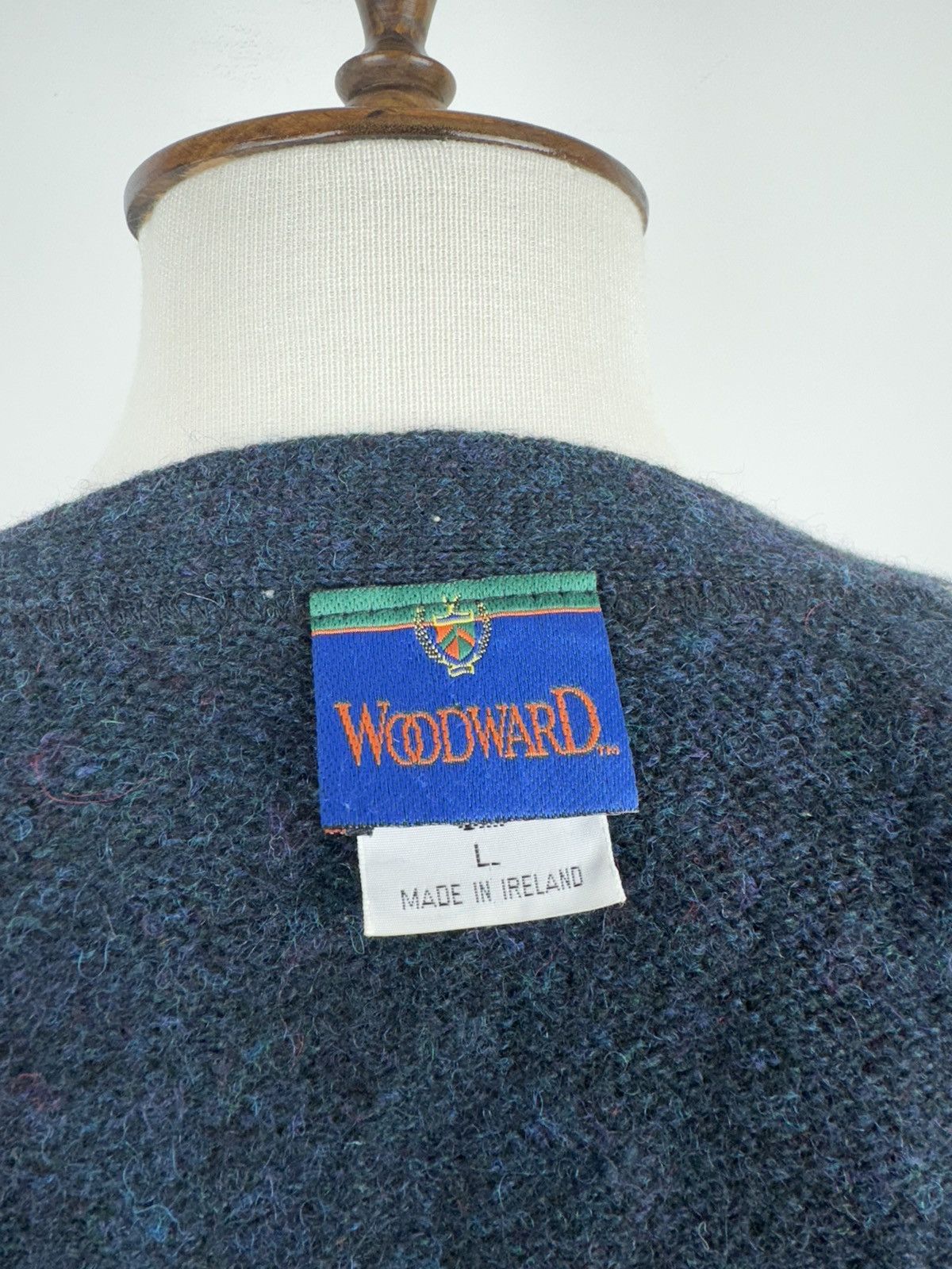 Vintage × Woodward Vintage Woodward Wool Cardigan Sweater Made In Ireland Size US L / EU 52-54 / 3 - 6 Thumbnail