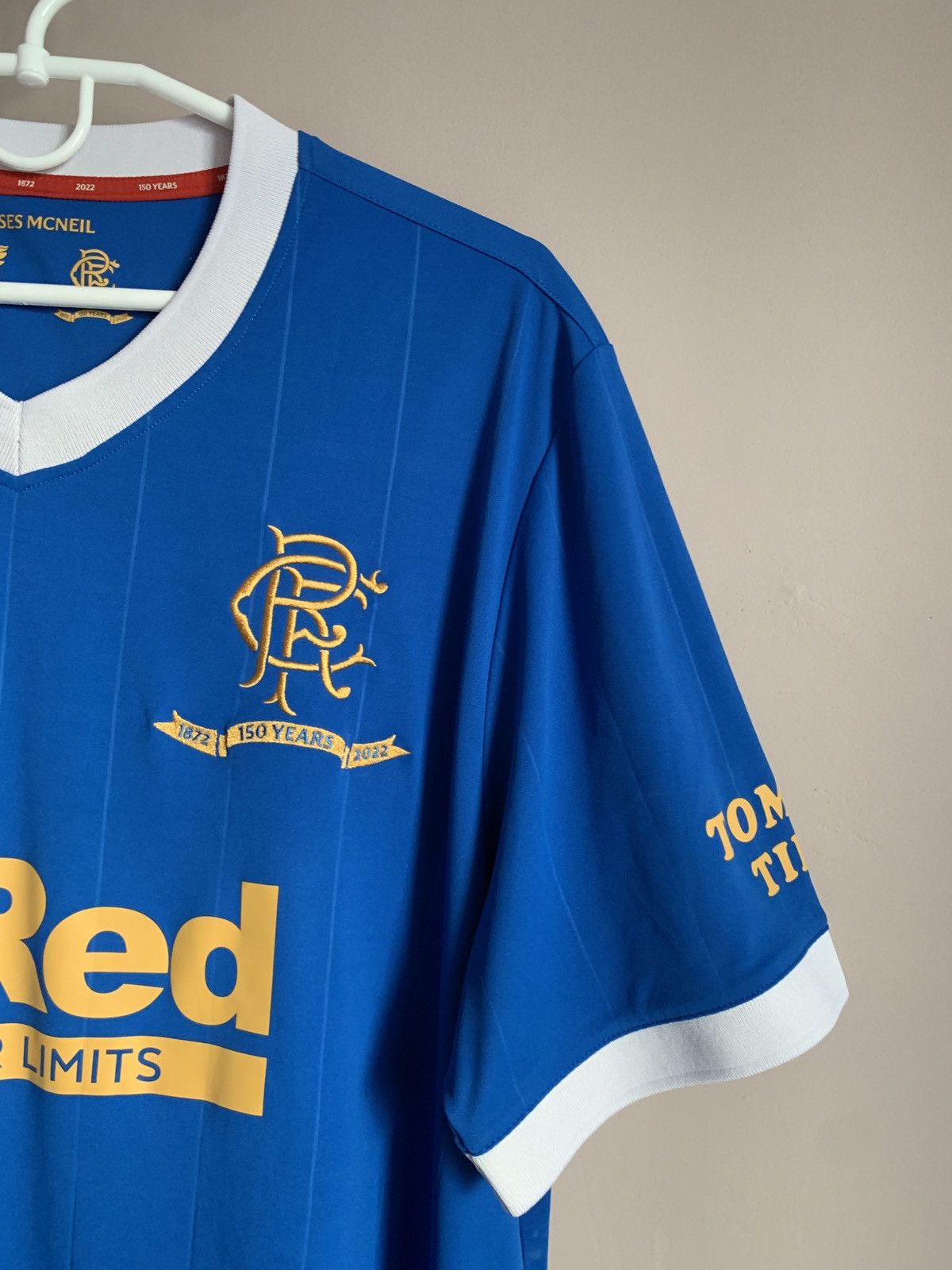 Other Glasgow Rangers Gers 2021 home soccer football jersey shirt Size US XXL / EU 58 / 5 - 4 Thumbnail
