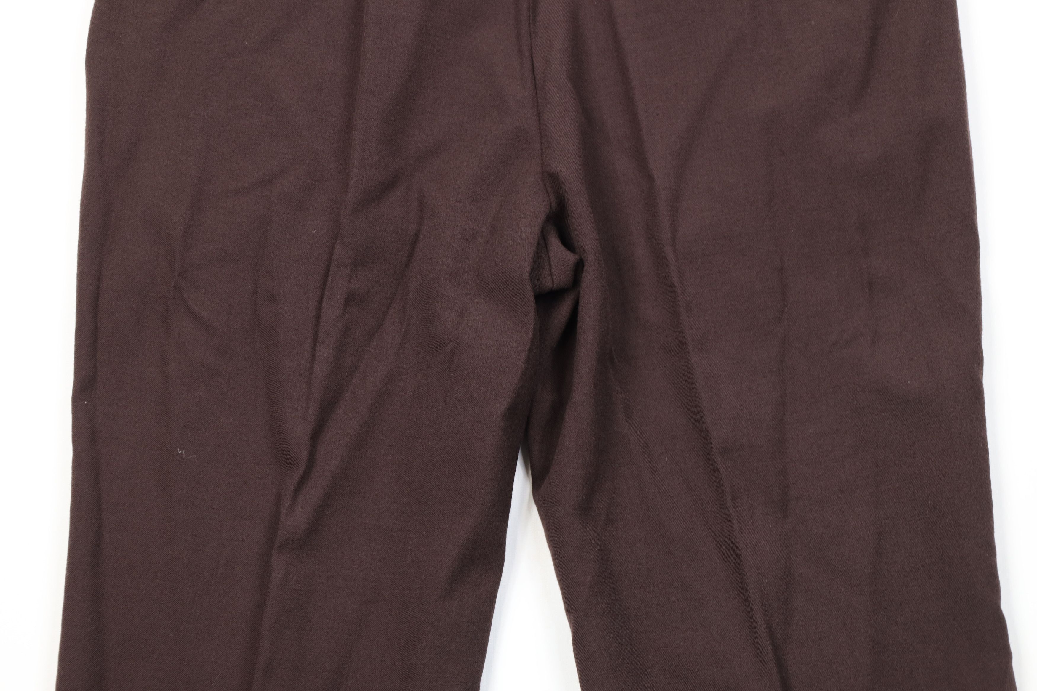 Vintage Vintage 70s Streetwear Wool Wide Leg Chino Pants Brown USA Size US 34 / EU 50 - 11 Thumbnail