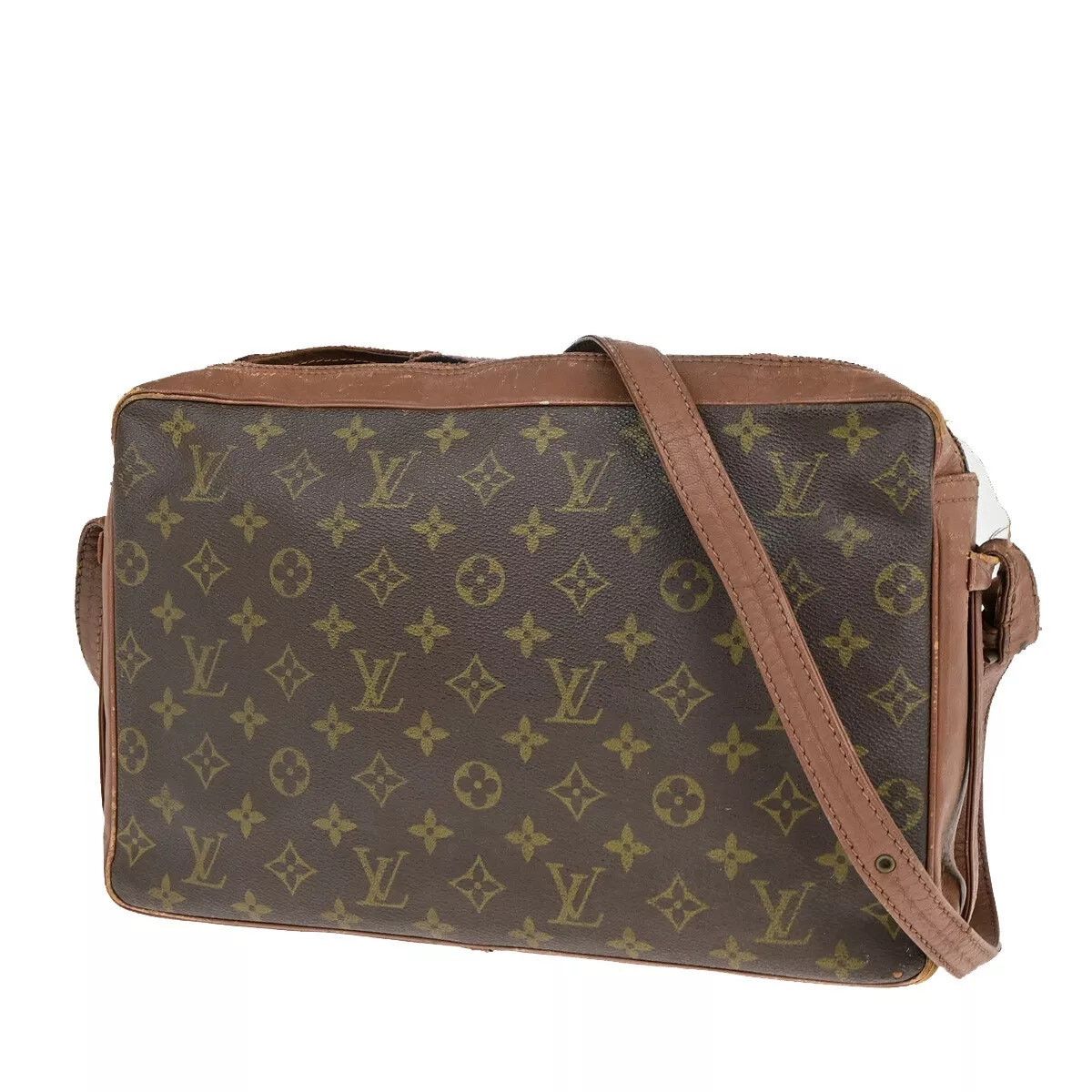 Louis Vuitton Monogram Sac Bandouliere 35 Shoulder Bag in Brown, Women's