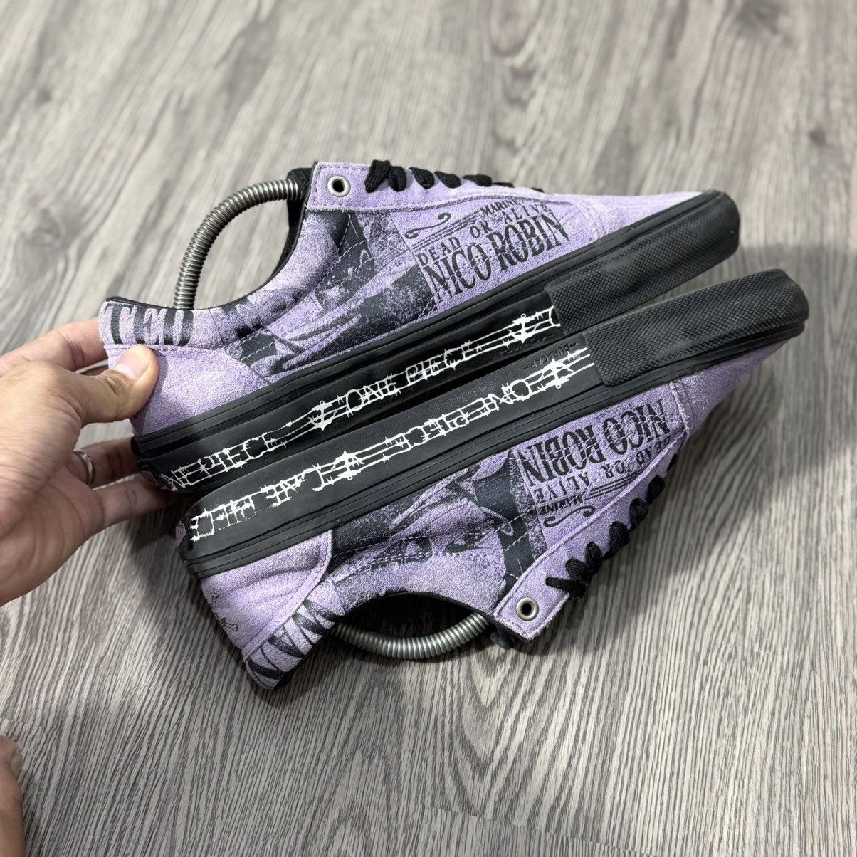 One Piece Vans Old Skool Pro X One piece Nico Robin Size US 9.5 / EU 42-43 - 4 Thumbnail