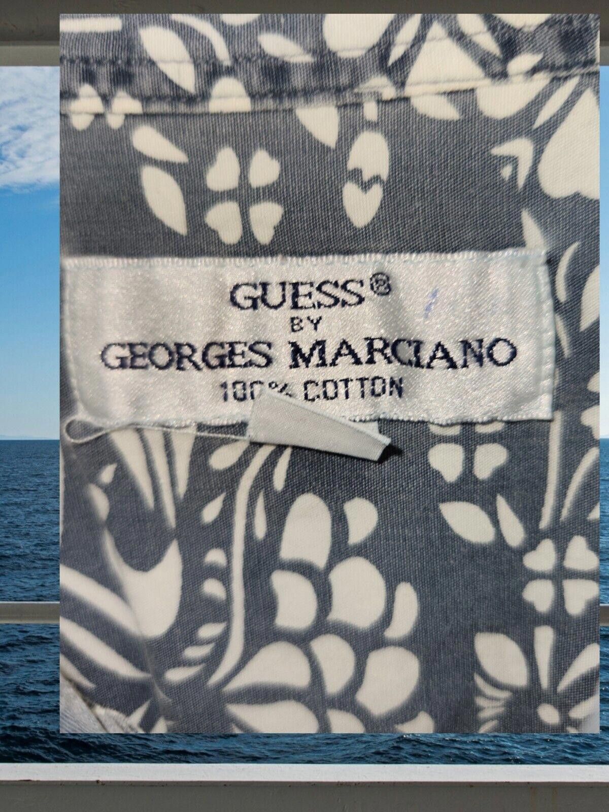 Guess Guess Shirt Mens Large Vtg Floral Hawaiian Print 90s Camp Size US L / EU 52-54 / 3 - 3 Thumbnail