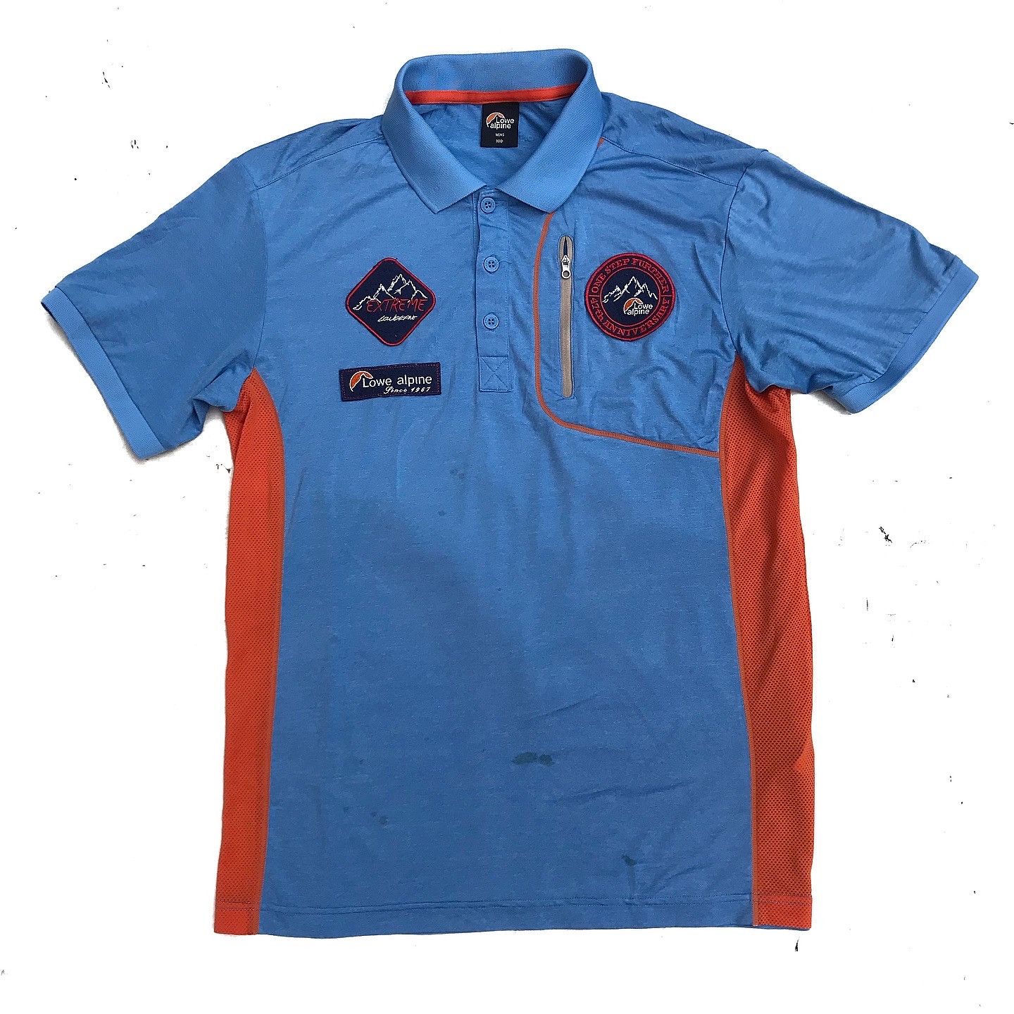 Other Lowe Alpine blue Polo Shirt vintage patch of mountain Size US M / EU 48-50 / 2 - 1 Thumbnail