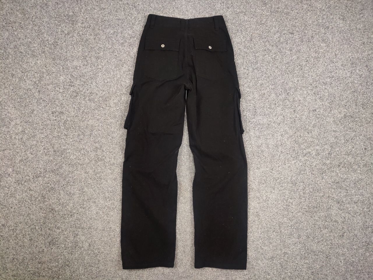 Other Vintage 90's Japanese Black Baggy Cargo Pants Y2K Hype Style Size US 29 - 10 Thumbnail