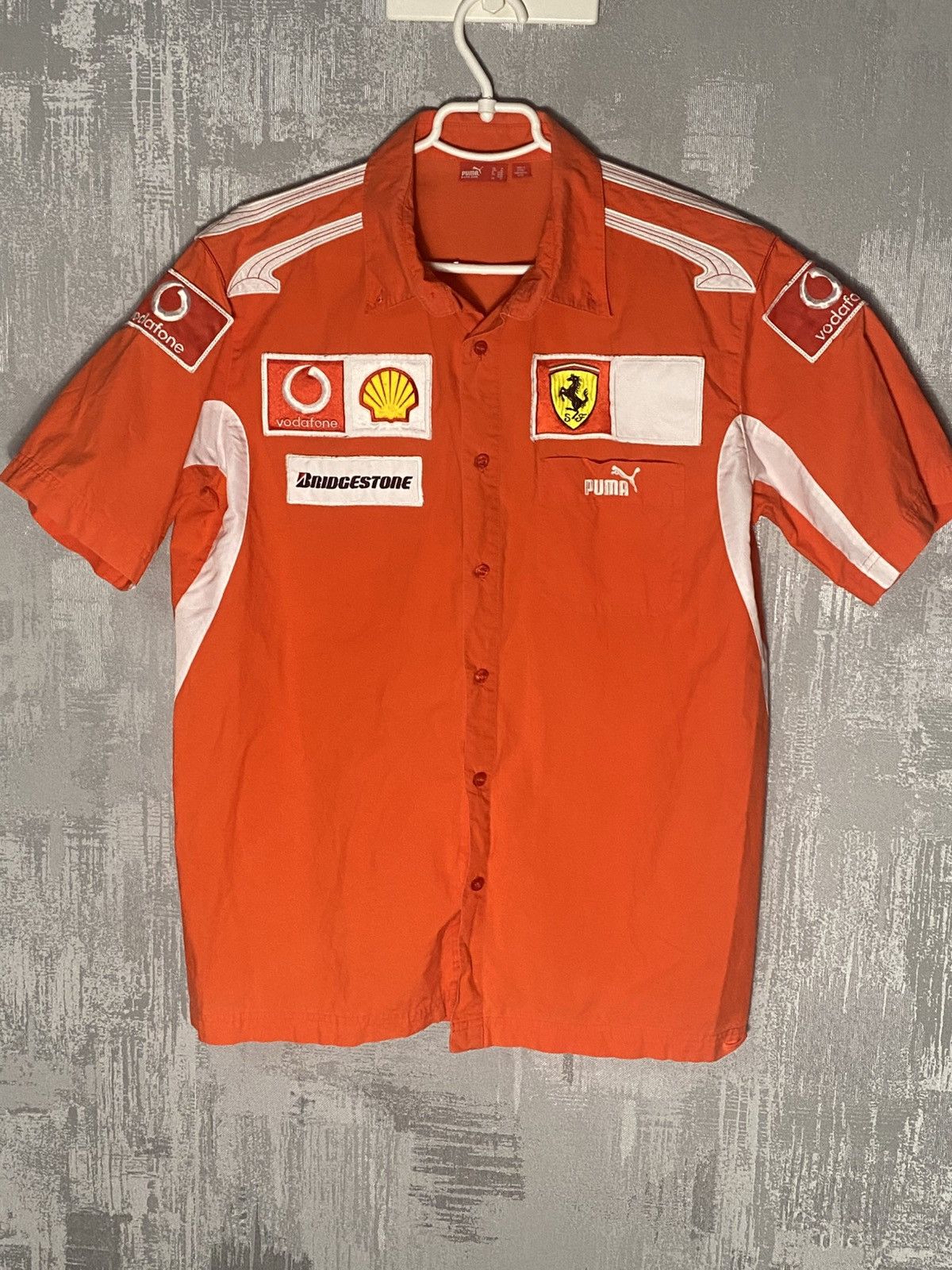 Ferrari Vintage Ferrari Puma Shirt Formula One Racing Vodafone Shirt Size US M / EU 48-50 / 2 - 1 Thumbnail