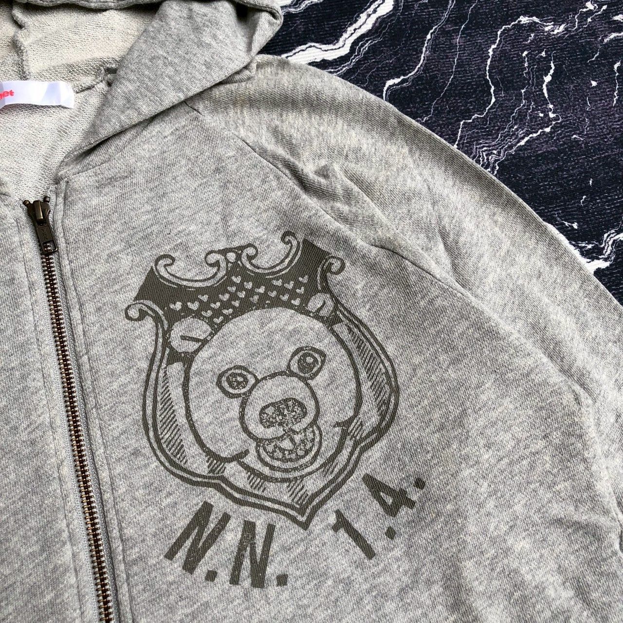 Ne-Net Y2K Ne-Net Bear Ear Zip Hoodie Size M / US 6-8 / IT 42-44 - 4 Thumbnail