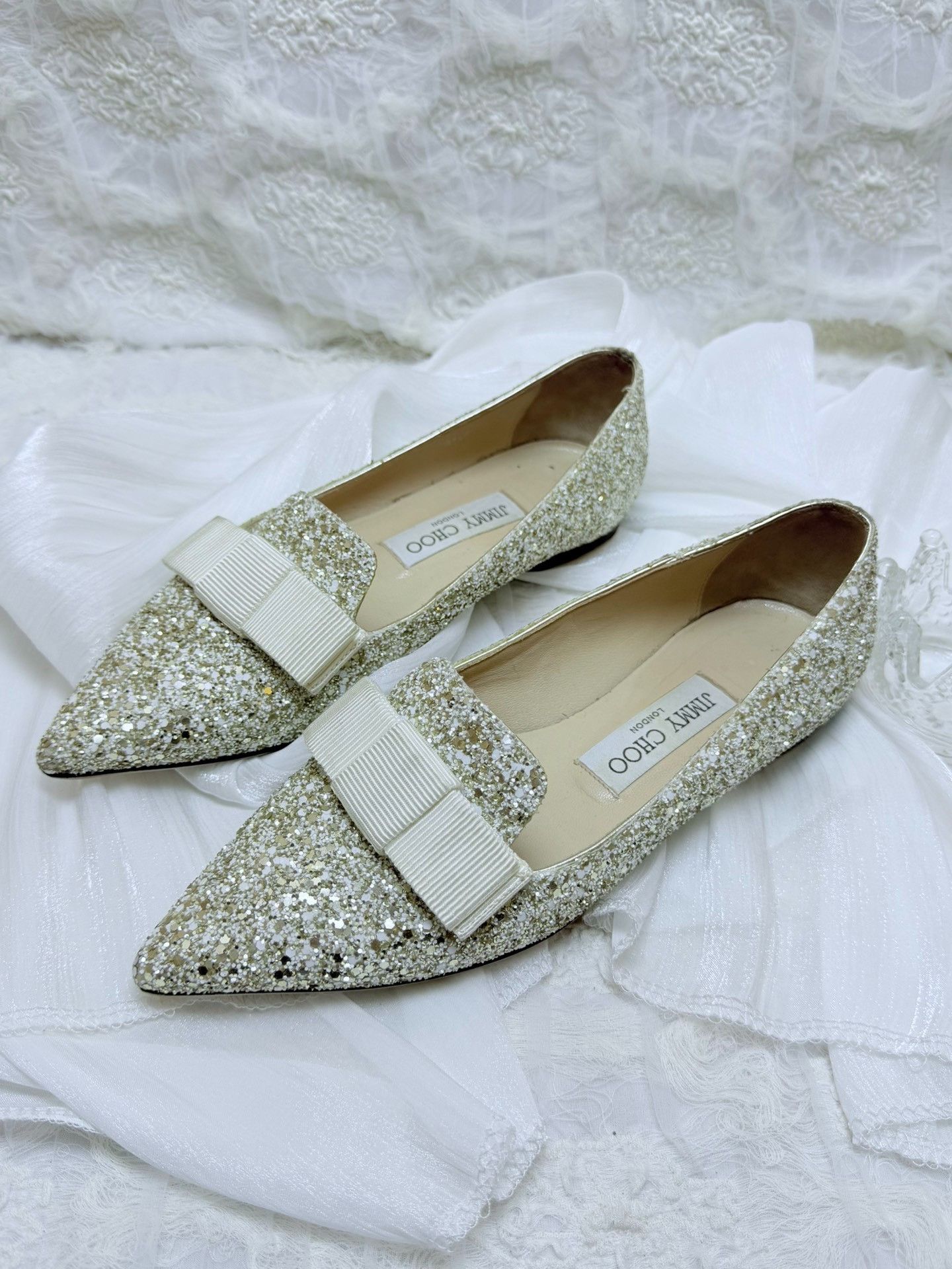 Jimmy Choo Jimmy Choo Gold Lowtop Sneakers us_5 Women Size US 5 / IT 35 - 1 Thumbnail